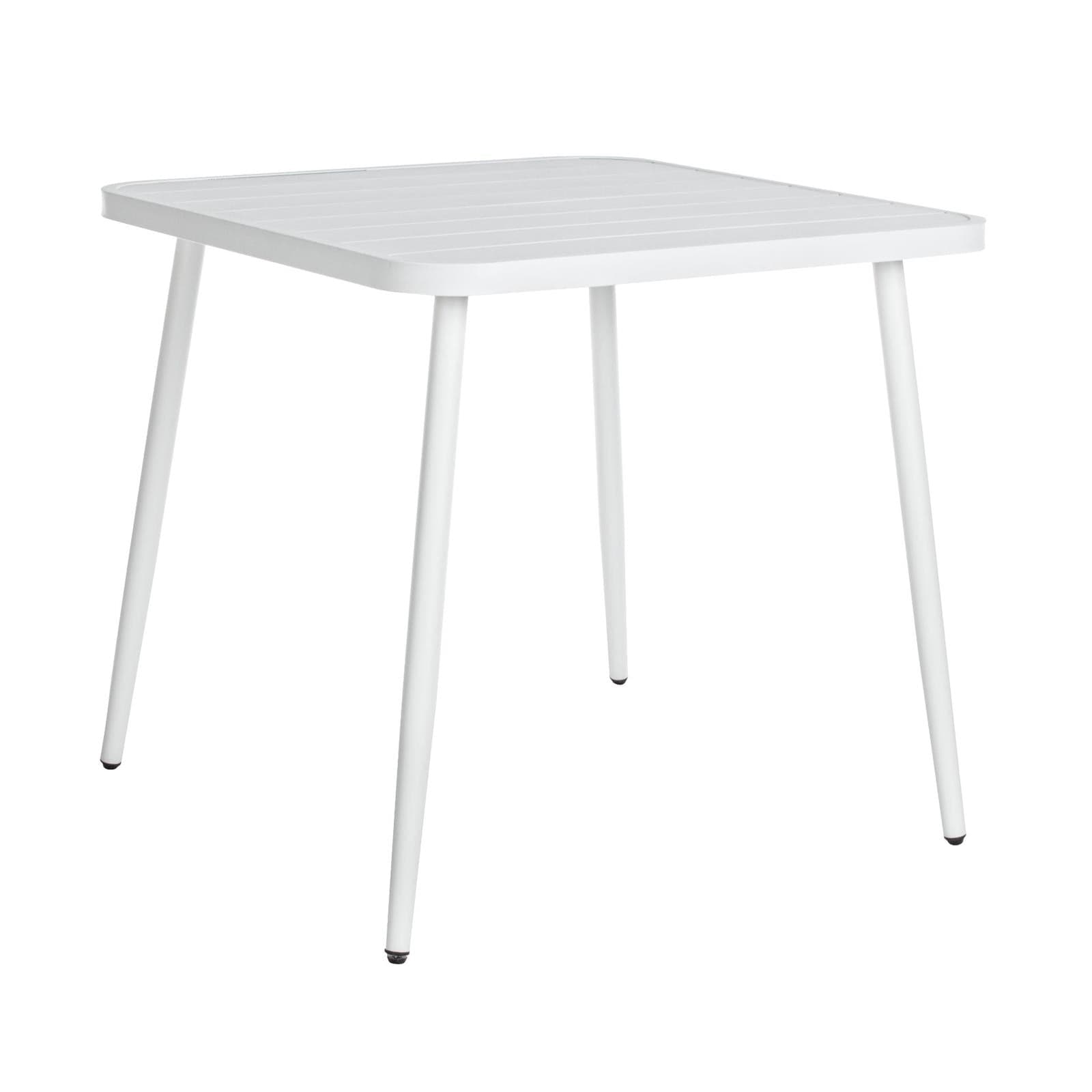 Tavolo quadrato "Lennie" in alluminio dogato 82 x 82 per giardino e veranda - 4