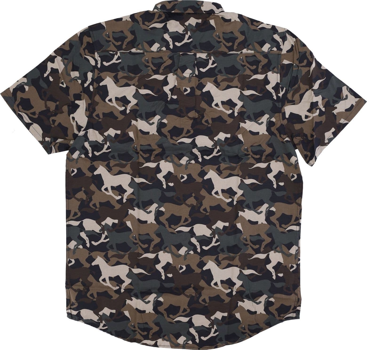 WESC Camicia Manica Corta Uomo Oden Wild Horses Aop Shirt Black da uomo in Camicie casual Drestige - Casamassima, commercioVirtuoso.it