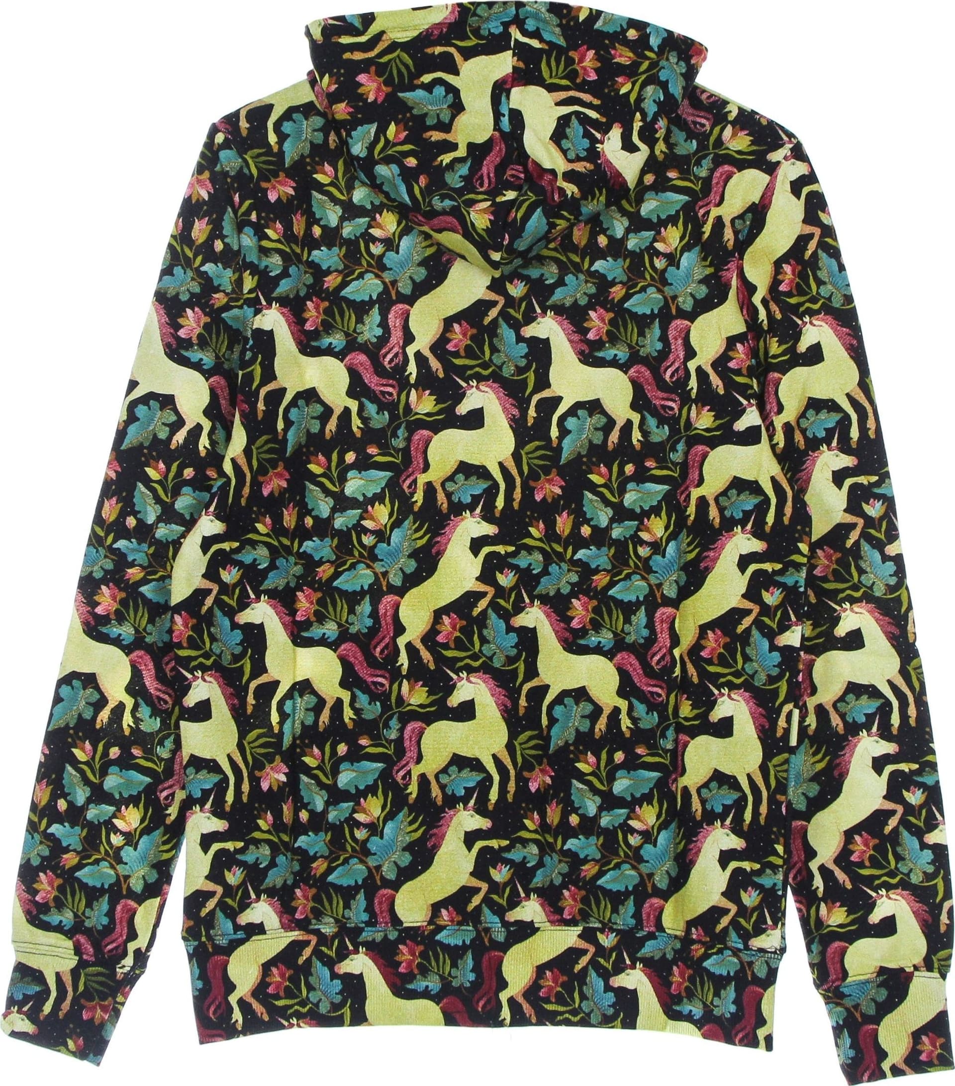 WESC Felpa Leggera Cappuccio Uomo Mike Unicorn Aop Hoodie Black da uomo in Felpe con cappuccio Drestige - Casamassima, commercioVirtuoso.it