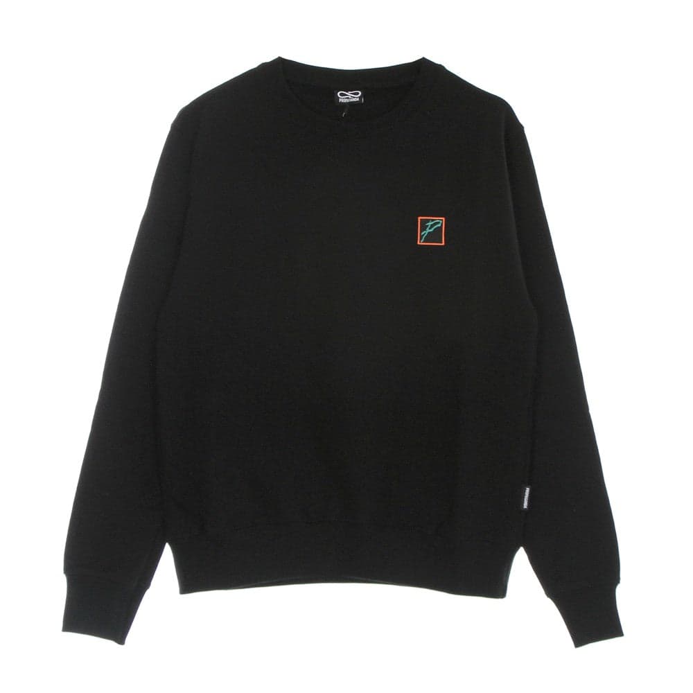 PROPAGANDA Felpa Leggera Girocollo Uomo Dust Crewneck Black da uomo in Felpe con cappuccio Drestige - Casamassima, commercioVirtuoso.it