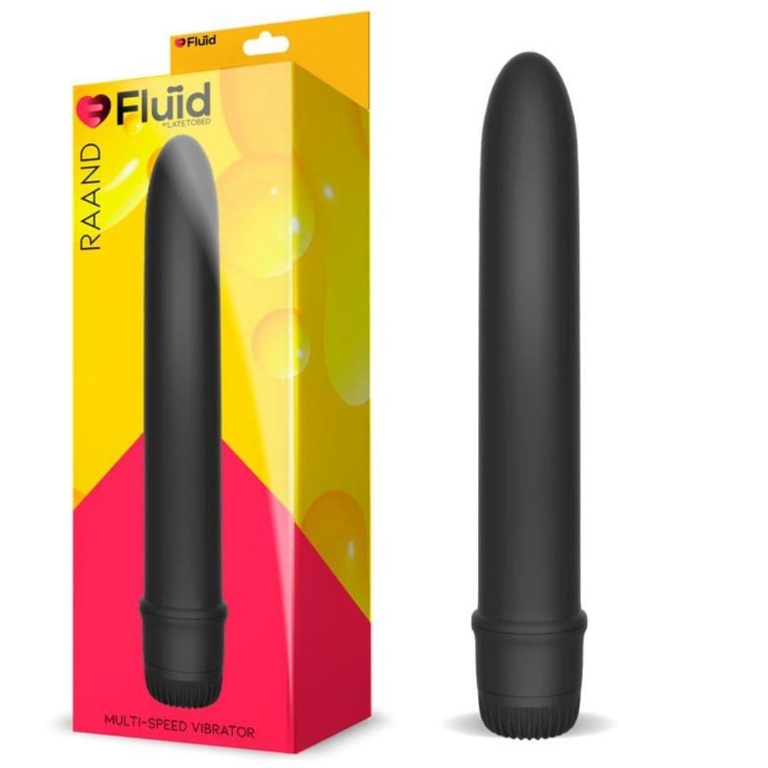Vibratore Classico Nero Fluid Raand per Stimolazione in Vibratori classici Sexy Tentazioni - Siracusa, commercioVirtuoso.it