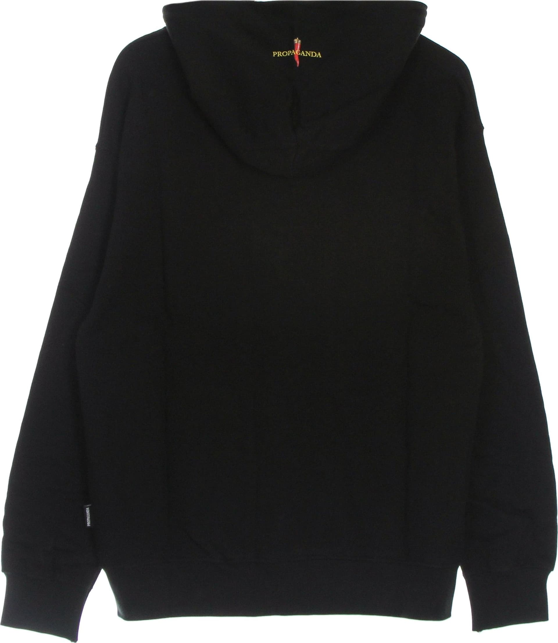 PROPAGANDA Felpa Leggera Cappuccio Uomo Parthenope Hoodie Black da uomo in Felpe con cappuccio Drestige - Casamassima, commercioVirtuoso.it