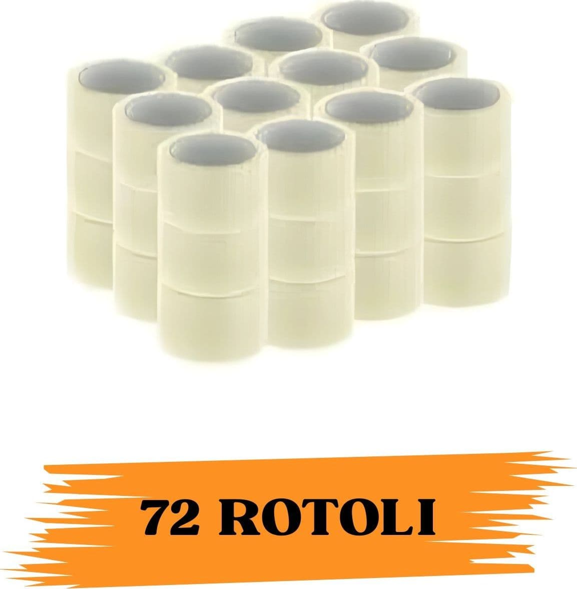 Nastro Adesivo Imballaggio Trasparente Yellow 48mmx66m 72 Rotoli Scotch EcoPrice® in Nastro da imballo Ecoprice.it - Avellino, commercioVirtuoso.it