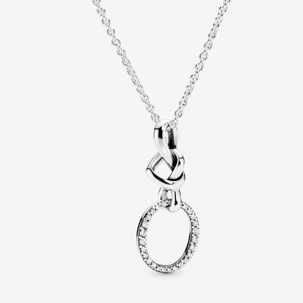Pandora Collana con pendente Cuore intrecciato