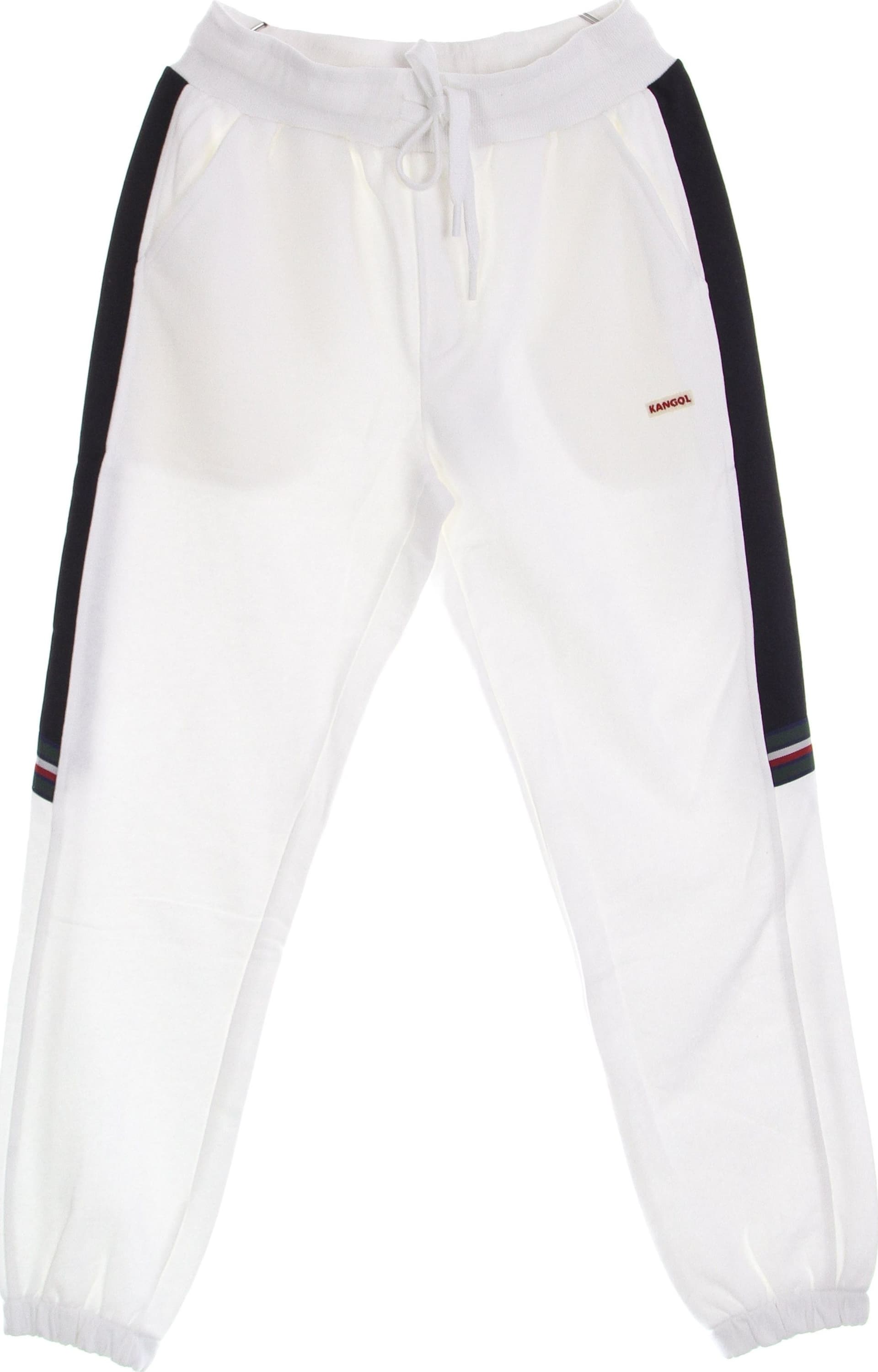 KANGOL Pantalone Tuta Leggero Uomo Heritage Taped Sweat Pant Off White da uomo in Pantaloni sportivi Drestige - Casamassima, commercioVirtuoso.it