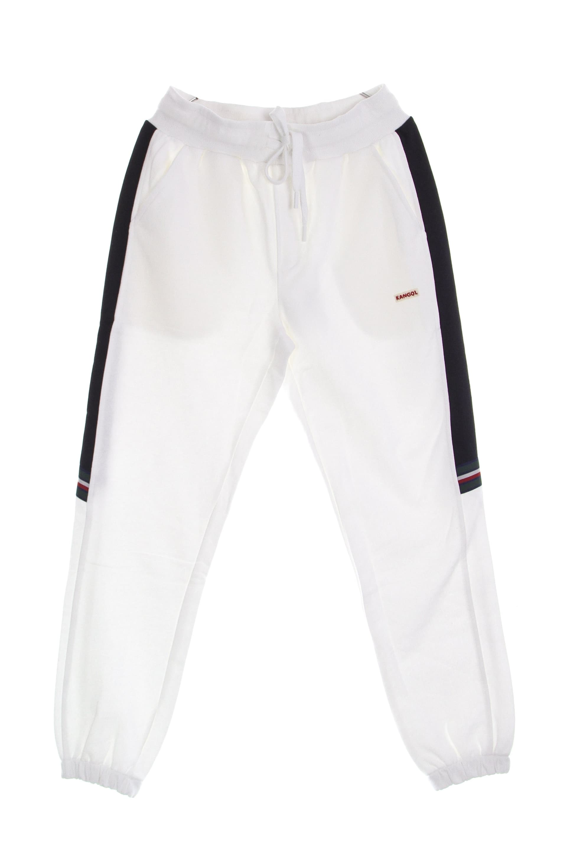 KANGOL Pantalone Tuta Leggero Uomo Heritage Taped Sweat Pant Off White da uomo in Pantaloni sportivi Drestige - Casamassima, commercioVirtuoso.it