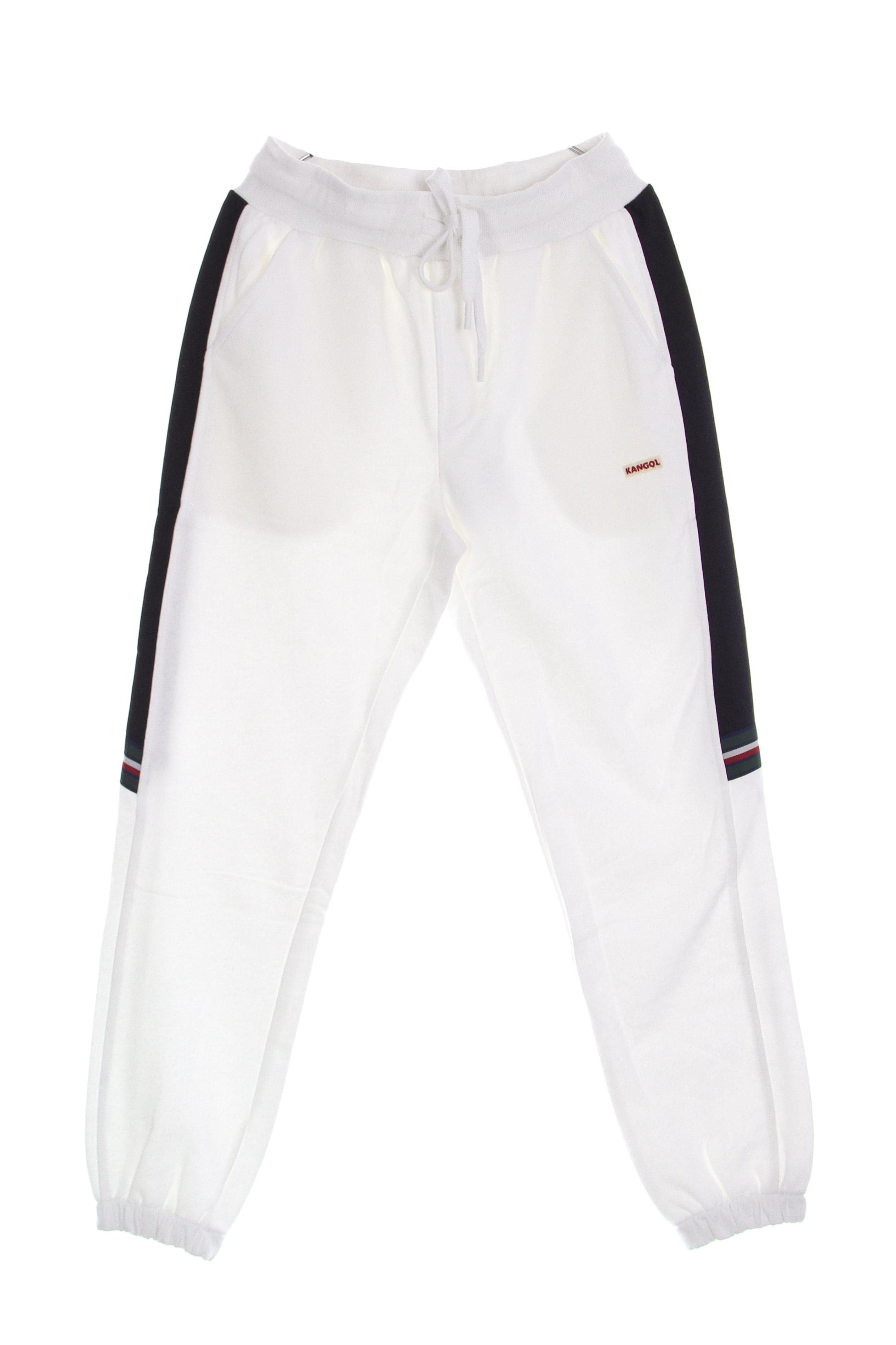 KANGOL Pantalone Tuta Leggero Uomo Heritage Taped Sweat Pant Off White da uomo in Pantaloni sportivi Drestige - Casamassima, commercioVirtuoso.it