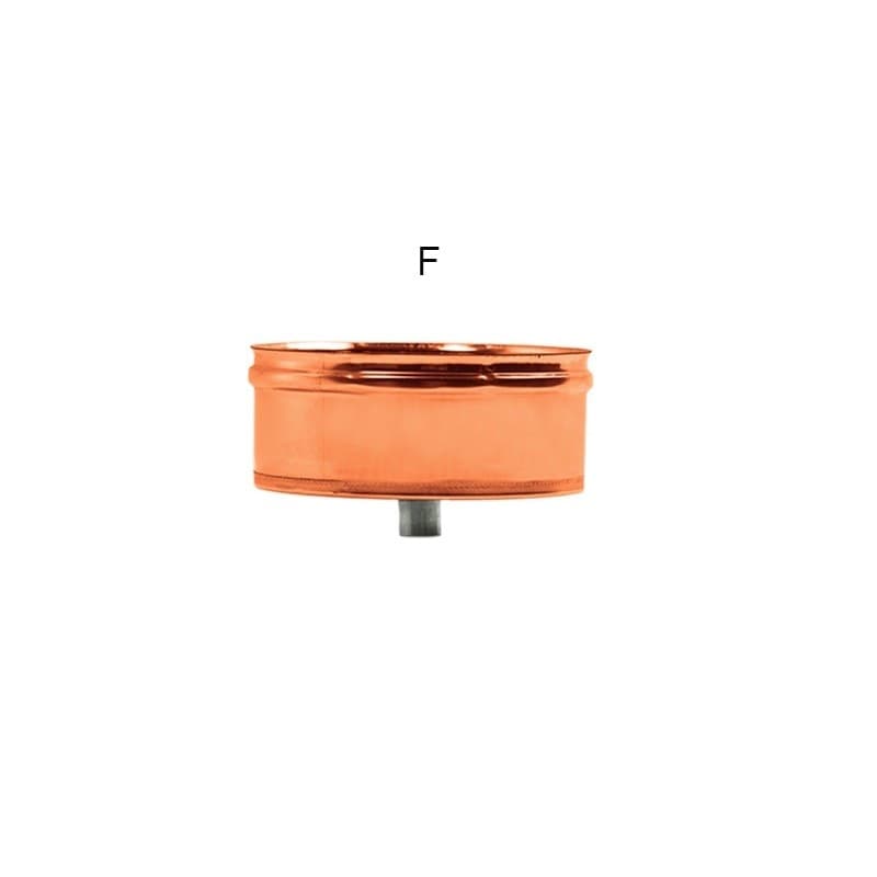 Tappo in rame da 250mm con spurgo per scarico condensa innesto F in Impianti di scarico Aloiserw.com - Altomonte, commercioVirtuoso.it