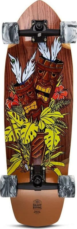 Surfskate GHETTOBLASTER SURFSKATE  TR  TIKI TOTEM  MOGANO  32" 9.875"