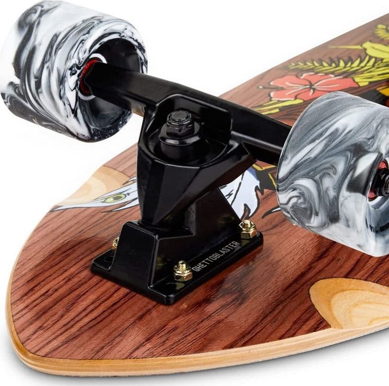 Surfskate GHETTOBLASTER SURFSKATE  TR  TIKI TOTEM  MOGANO  32" 9.875" in Skateboard 3A Moda Mare Sport - Bellaria Igea Marina, commercioVirtuoso.it