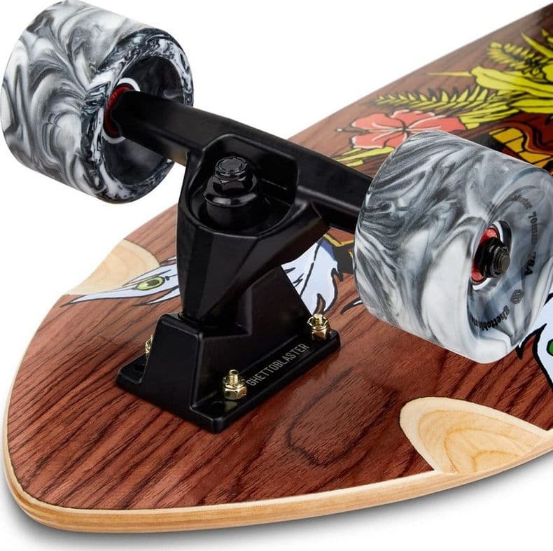 Surfskate GHETTOBLASTER SURFSKATE  TR  TIKI TOTEM  FISH  MOGANO 32" 9.875" in Skateboard 3A Moda Mare Sport - Bellaria Igea Marina, commercioVirtuoso.it