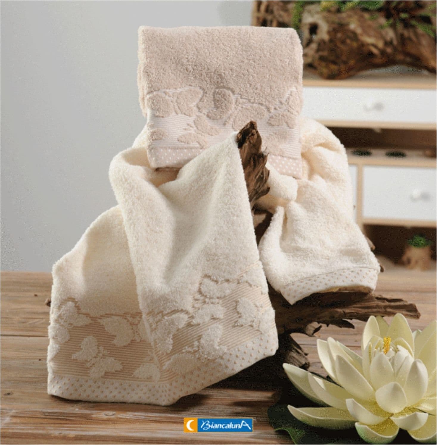 Set Spugna 3 3 Biancaluna Papillons