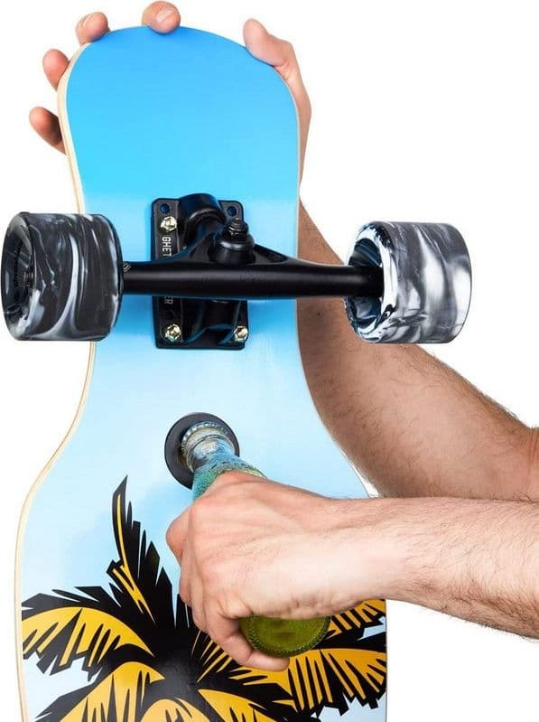 Longboard GHETTOBLASTER BANGRA PALM YEL 46" in Skateboard 3A Moda Mare Sport - Bellaria Igea Marina, commercioVirtuoso.it