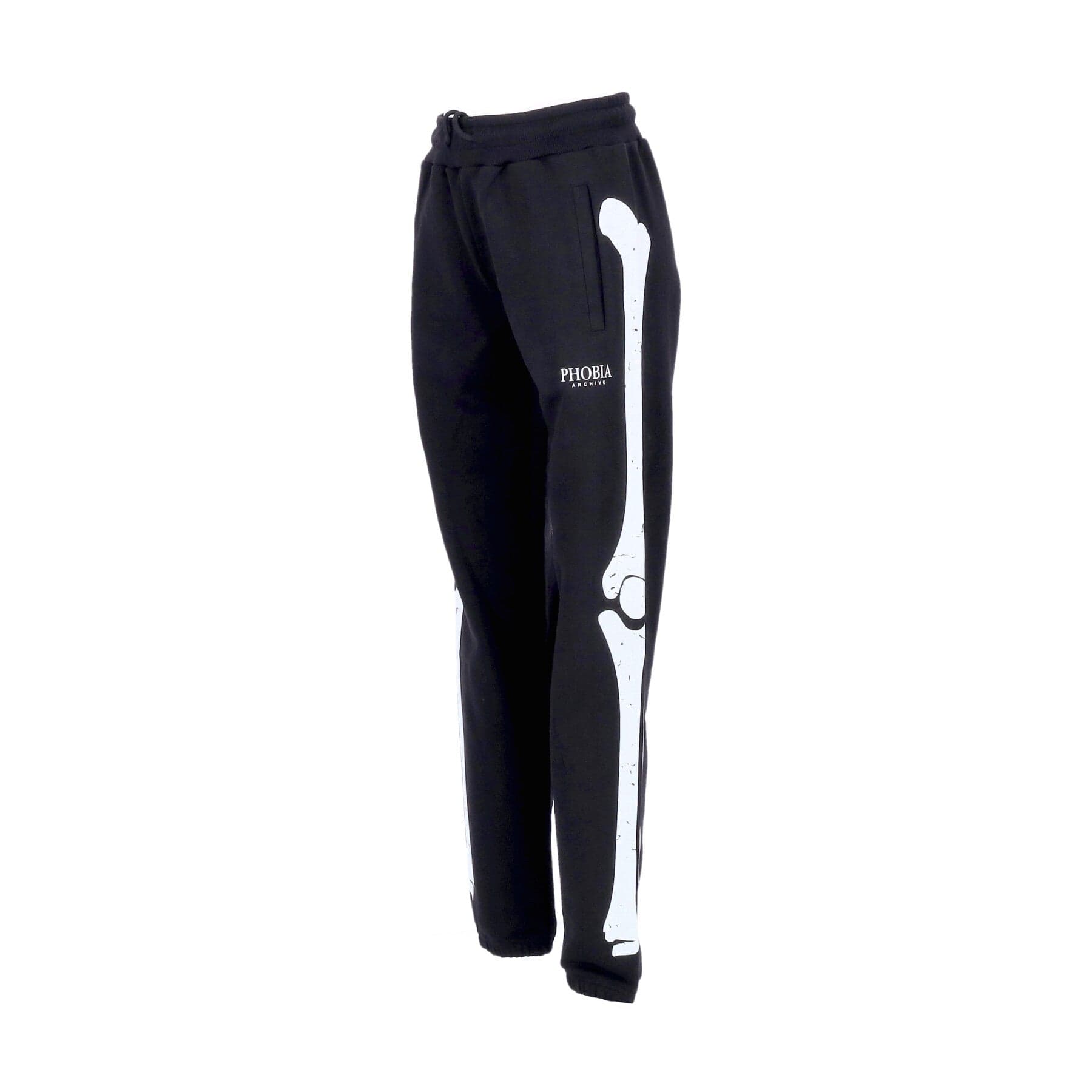 PHOBIA Pantalone Tuta Leggero Uomo Skeleton Print Pants Black/white da uomo in Pantaloni sportivi Drestige - Casamassima, commercioVirtuoso.it