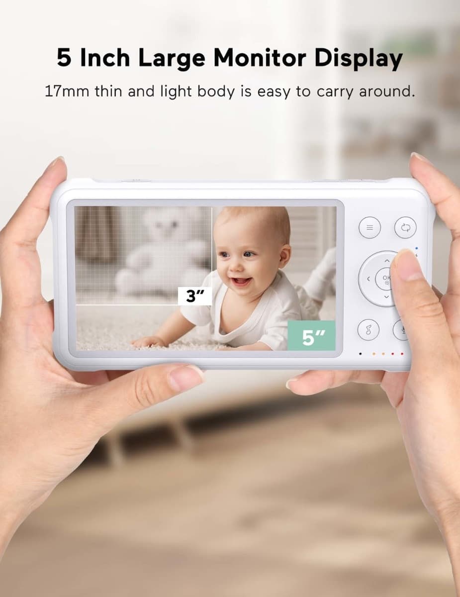Video Baby Monitor 5" Momcozy BM01 in Monitor video La Casa Del Bebè - Napoli, commercioVirtuoso.it