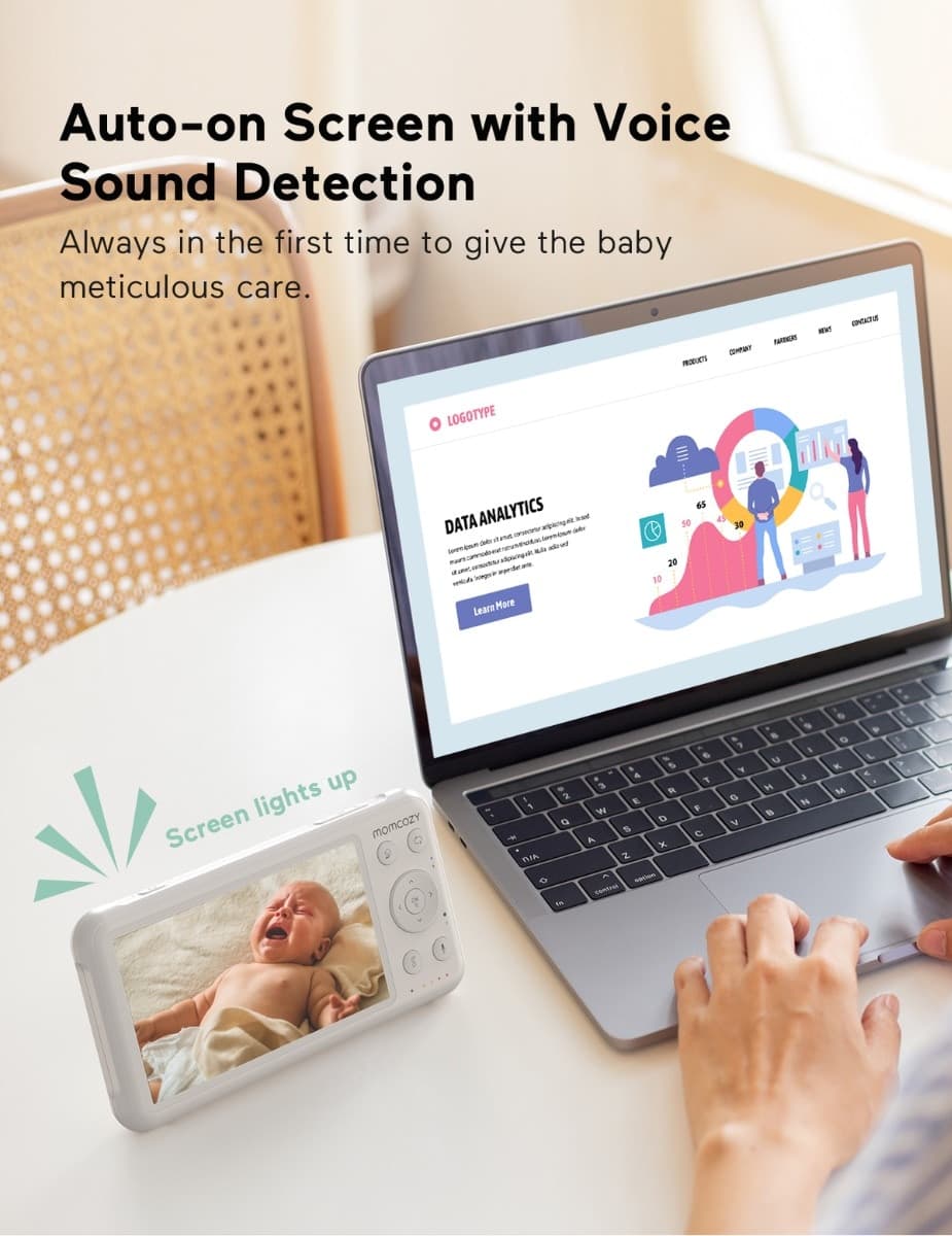 Video Baby Monitor 5" Momcozy BM01 in Monitor video La Casa Del Bebè - Napoli, commercioVirtuoso.it