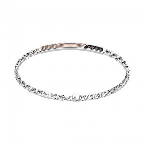 ZANCAN - BRACCIALE UOMO IN ARGENTO