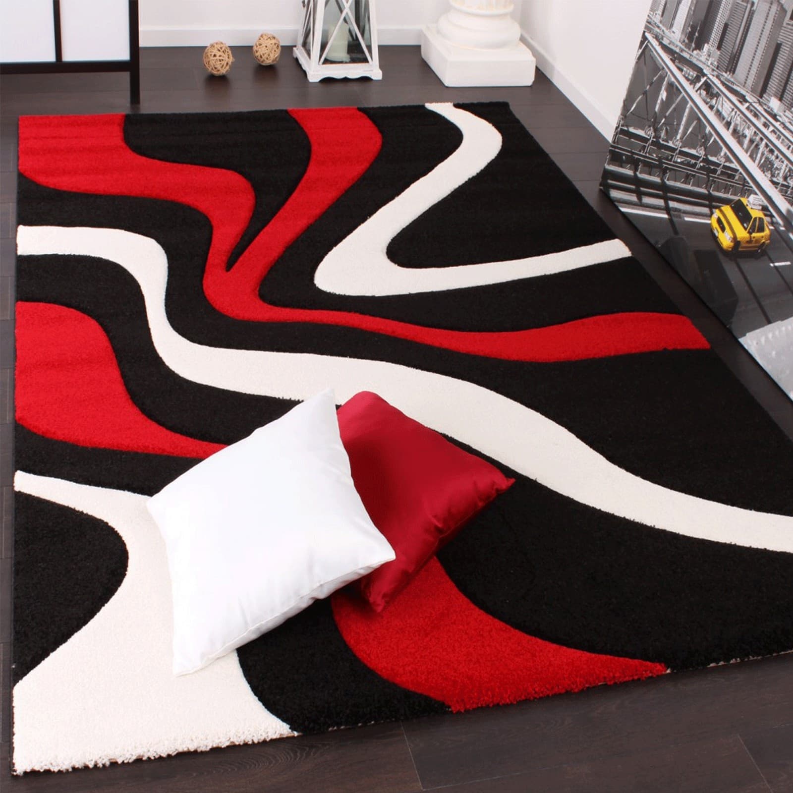 Tappeto Moderno Effetto Onde Colori Assortiti in Tappeti Collezione Casa - Trebisacce, commercioVirtuoso.it