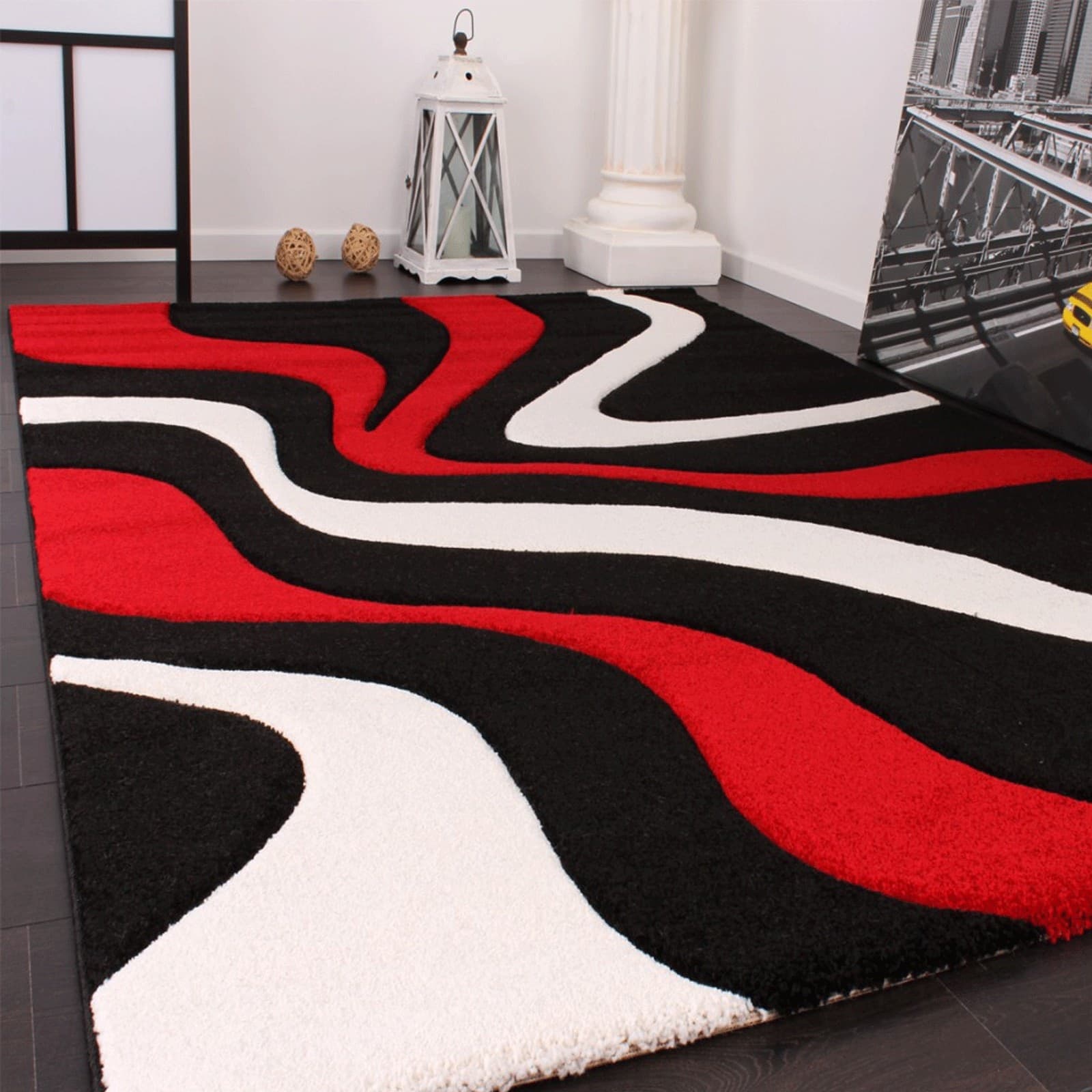 Tappeto Moderno Effetto Onde Colori Assortiti in Tappeti Collezione Casa - Trebisacce, commercioVirtuoso.it