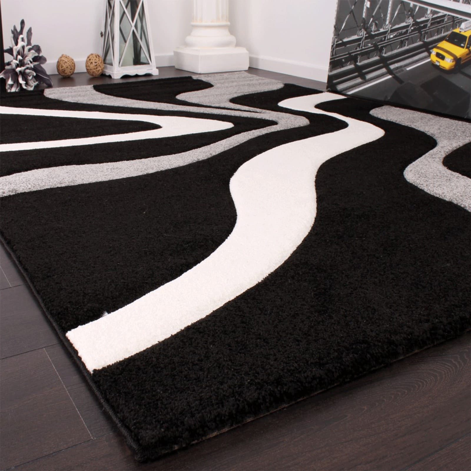 Tappeto Moderno Effetto Onde Colori Assortiti in Tappeti Collezione Casa - Trebisacce, commercioVirtuoso.it