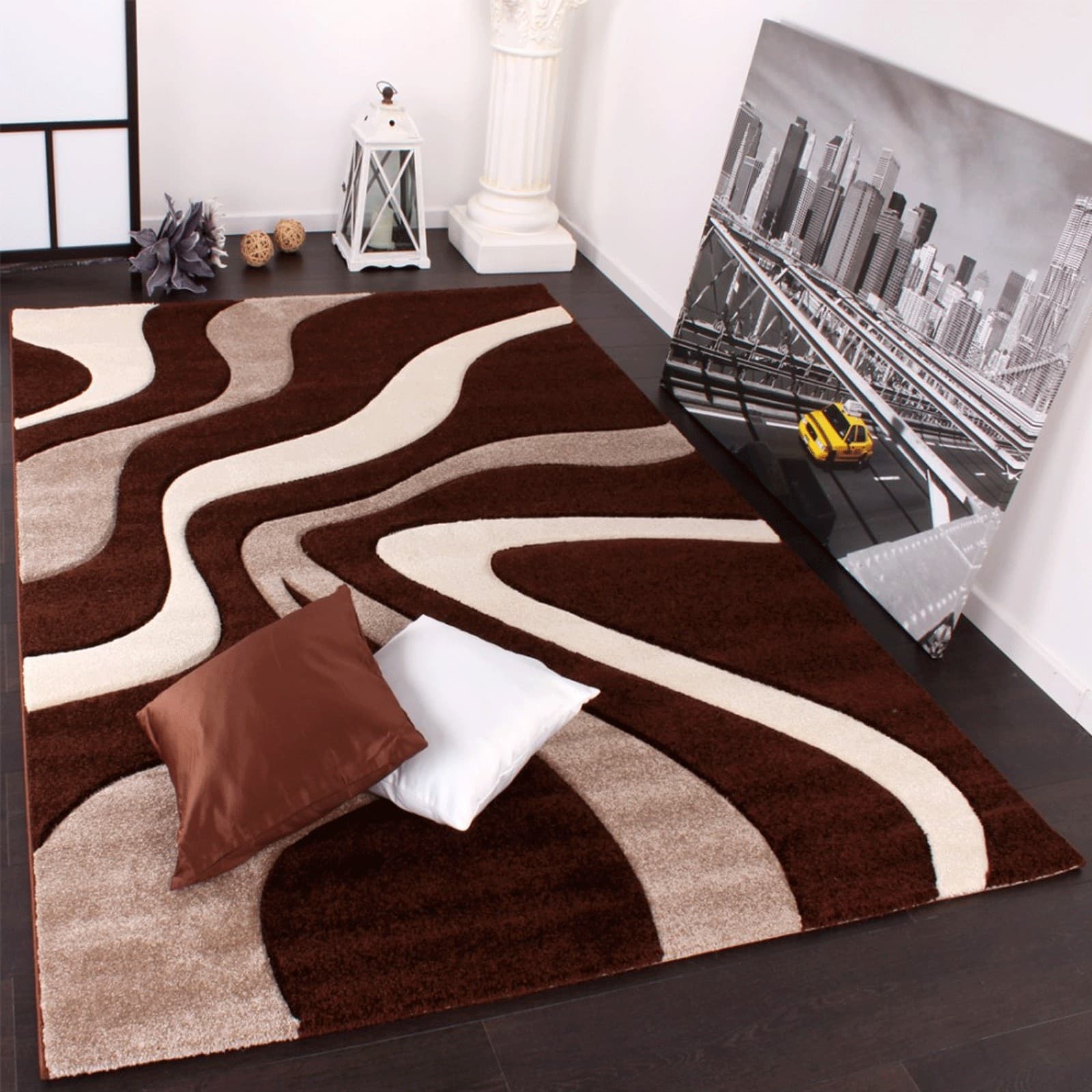 Tappeto Moderno Effetto Onde Colori Assortiti in Tappeti Collezione Casa - Trebisacce, commercioVirtuoso.it