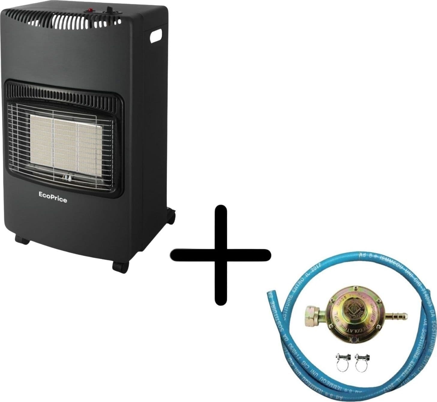 Stufa A Gas Pieghevole,Infrarossi,Adatta Per GPL/Butano/Propano,A 15 Kg,Sistema ODS+Regolatore+Tubo0.5 Metri+Fascette EcoPrice® in Stufe elettriche Ecoprice.it - Avellino, commercioVirtuoso.it