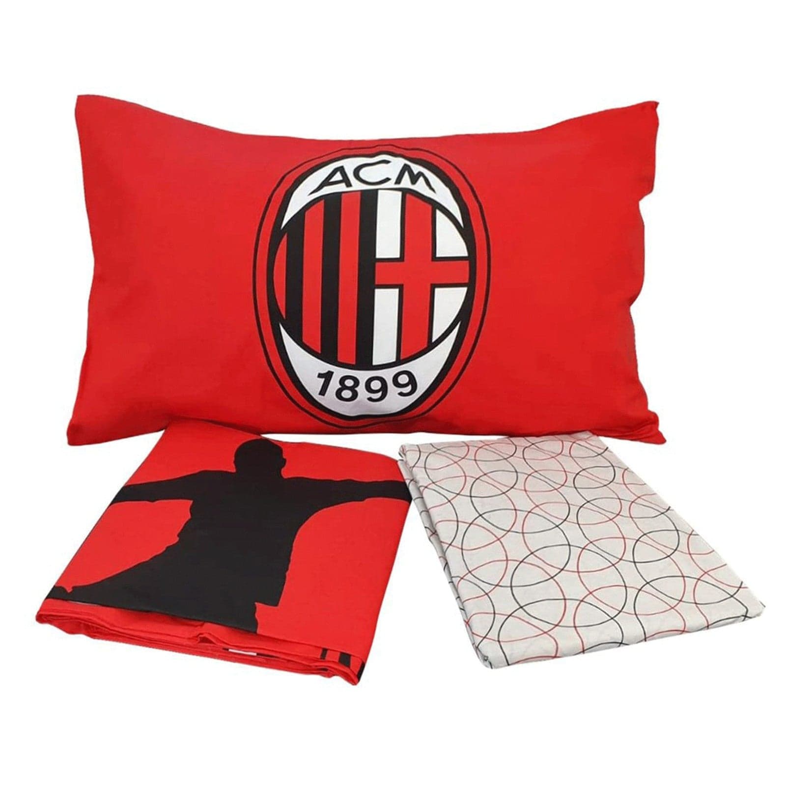 Completo Lenzuola A.C. Milan Ufficiale Singolo Una Piazza in Set di lenzuola e federe Collezione Casa - Trebisacce, commercioVirtuoso.it