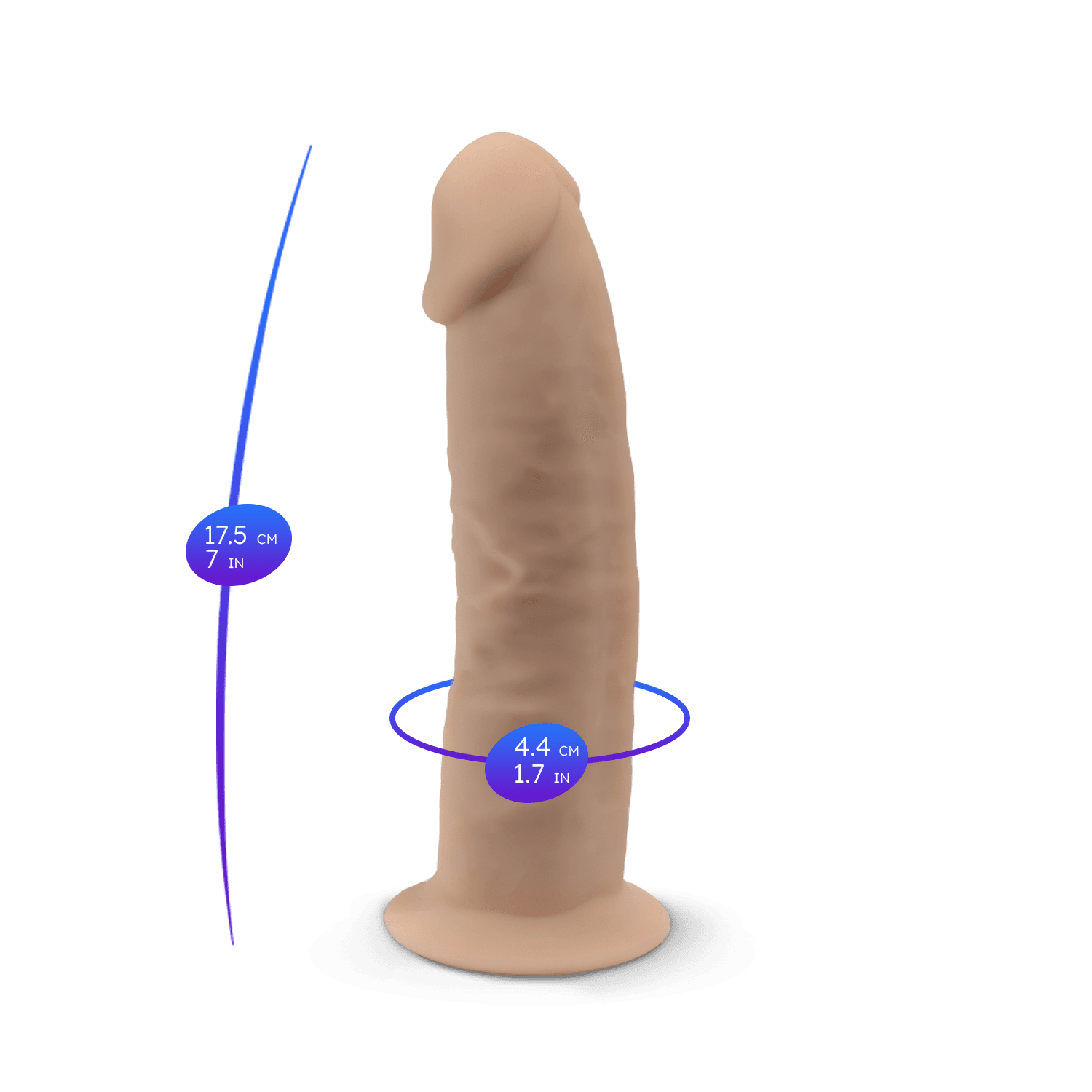 SilexD vibratore dildo vibrante fallo in silicone doppia densità con telecomando wireless 17,5 cm in Vibratori realistici Kondorama - Martinsicuro, commercioVirtuoso.it