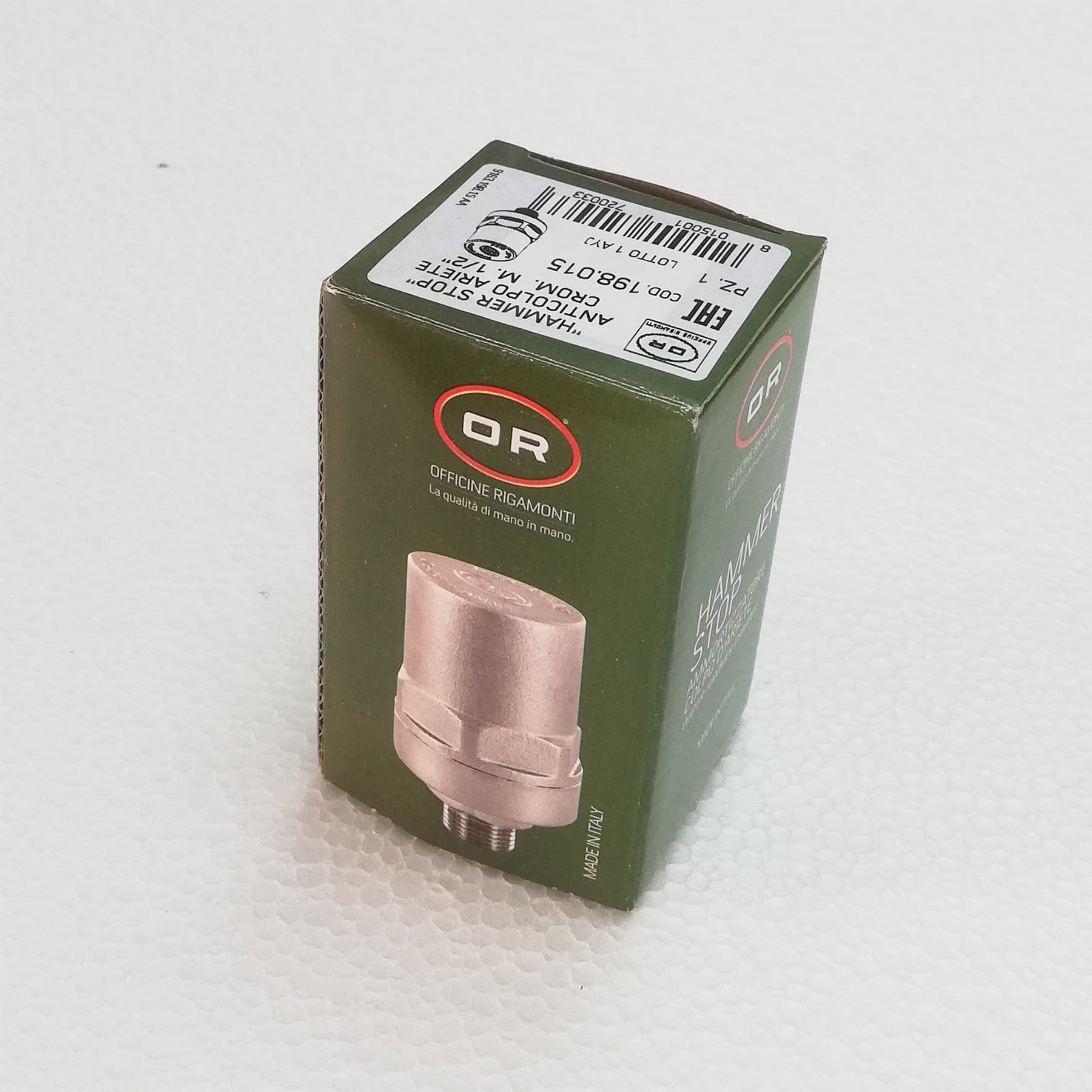 Ammortizzatore del colpo d'ariete 1-10 Bar attacco M da 1/2" in Accessori Aloiserw.com - Altomonte, commercioVirtuoso.it