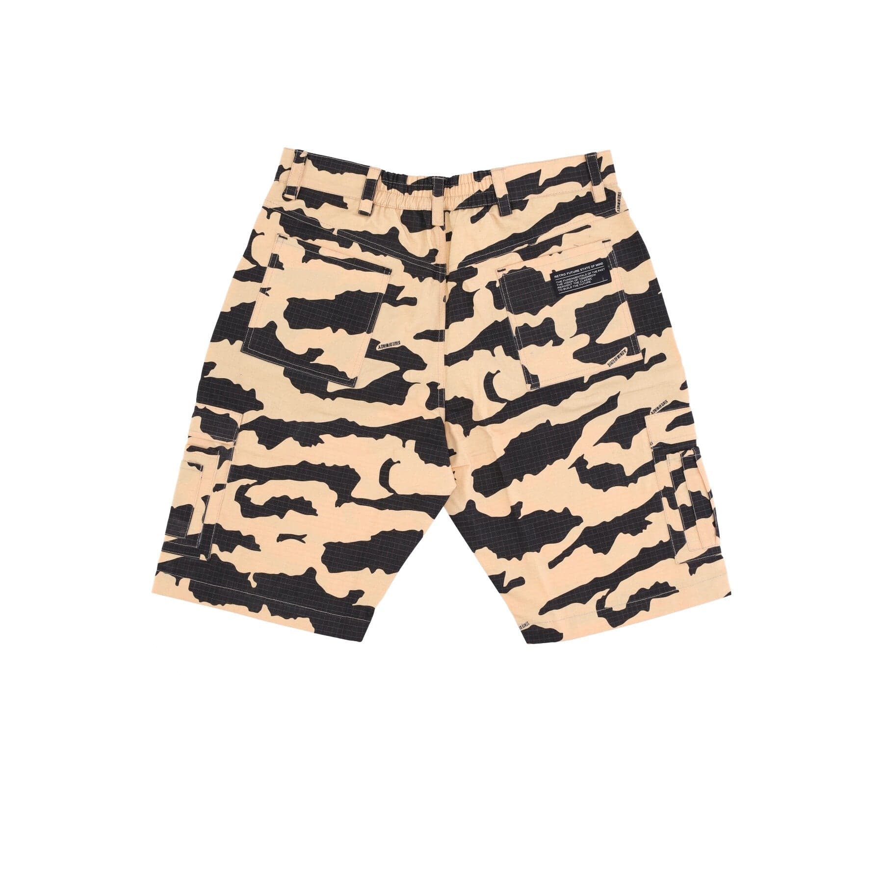 5TATE OF MIND Pantalone Corto Uomo Retrofuture Combat Shorts Peach Camo da uomo in Pantaloncini Drestige - Casamassima, commercioVirtuoso.it
