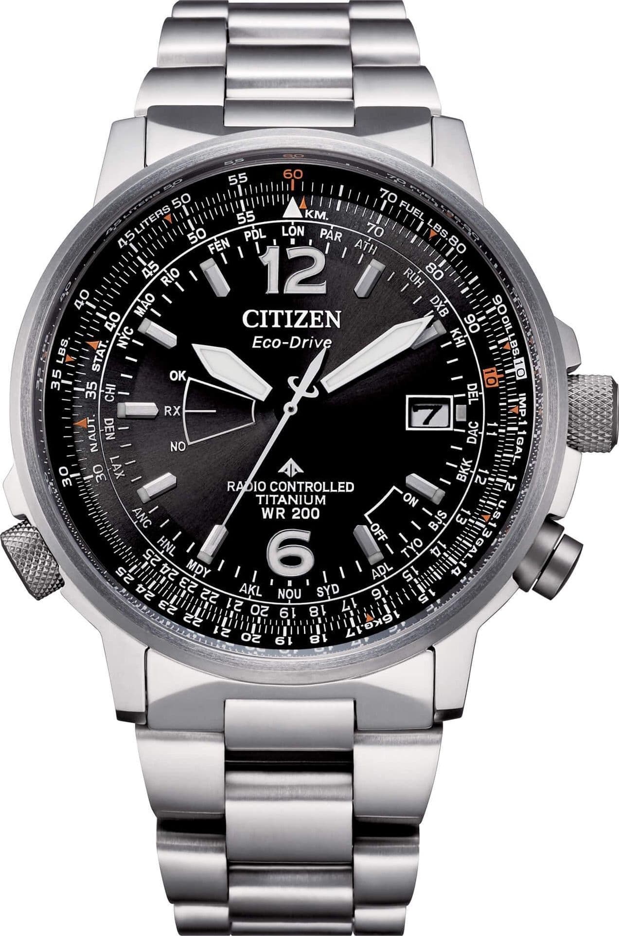 CITIZEN - Orologio Pilot Super Titanio