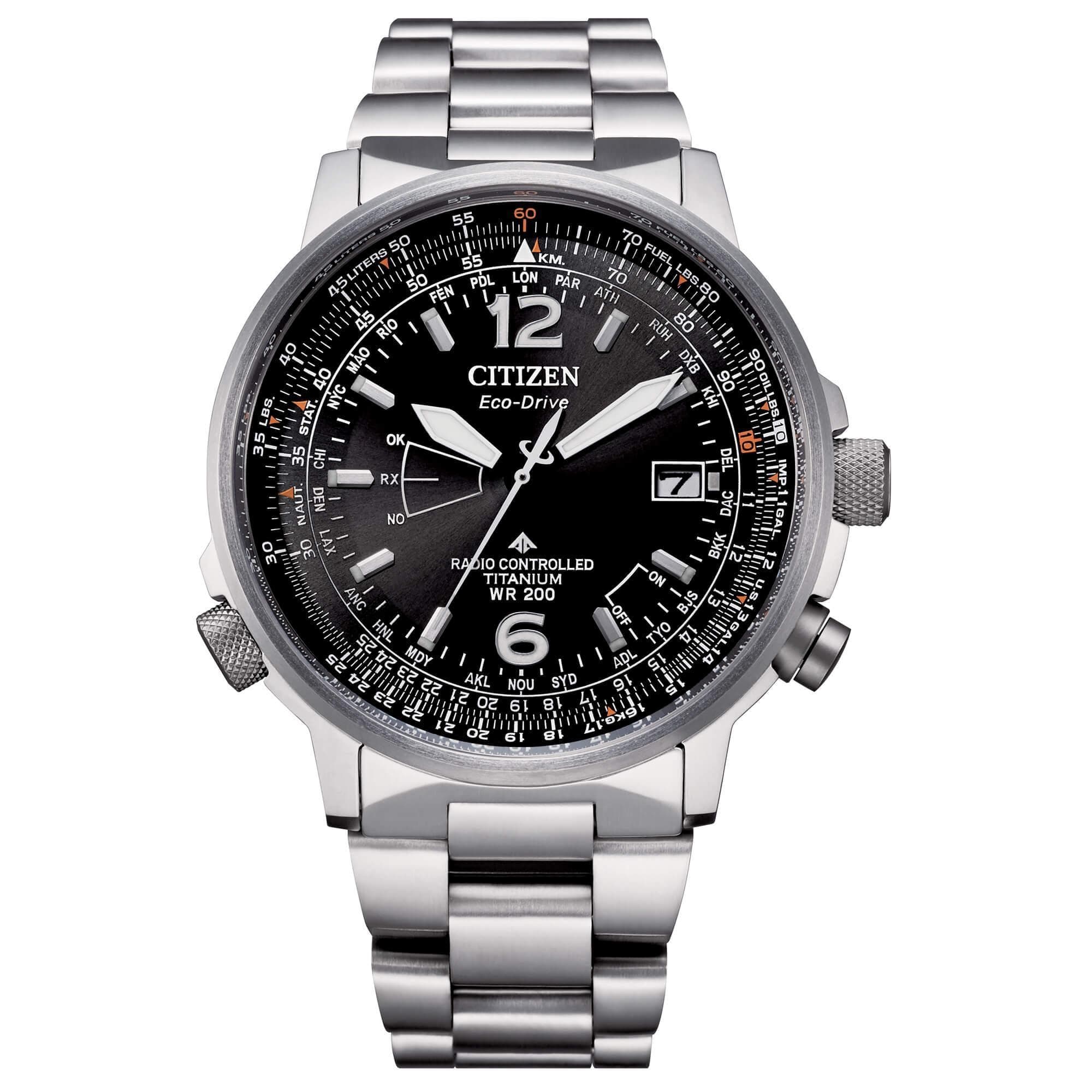 CITIZEN - Orologio Pilot Super Titanio