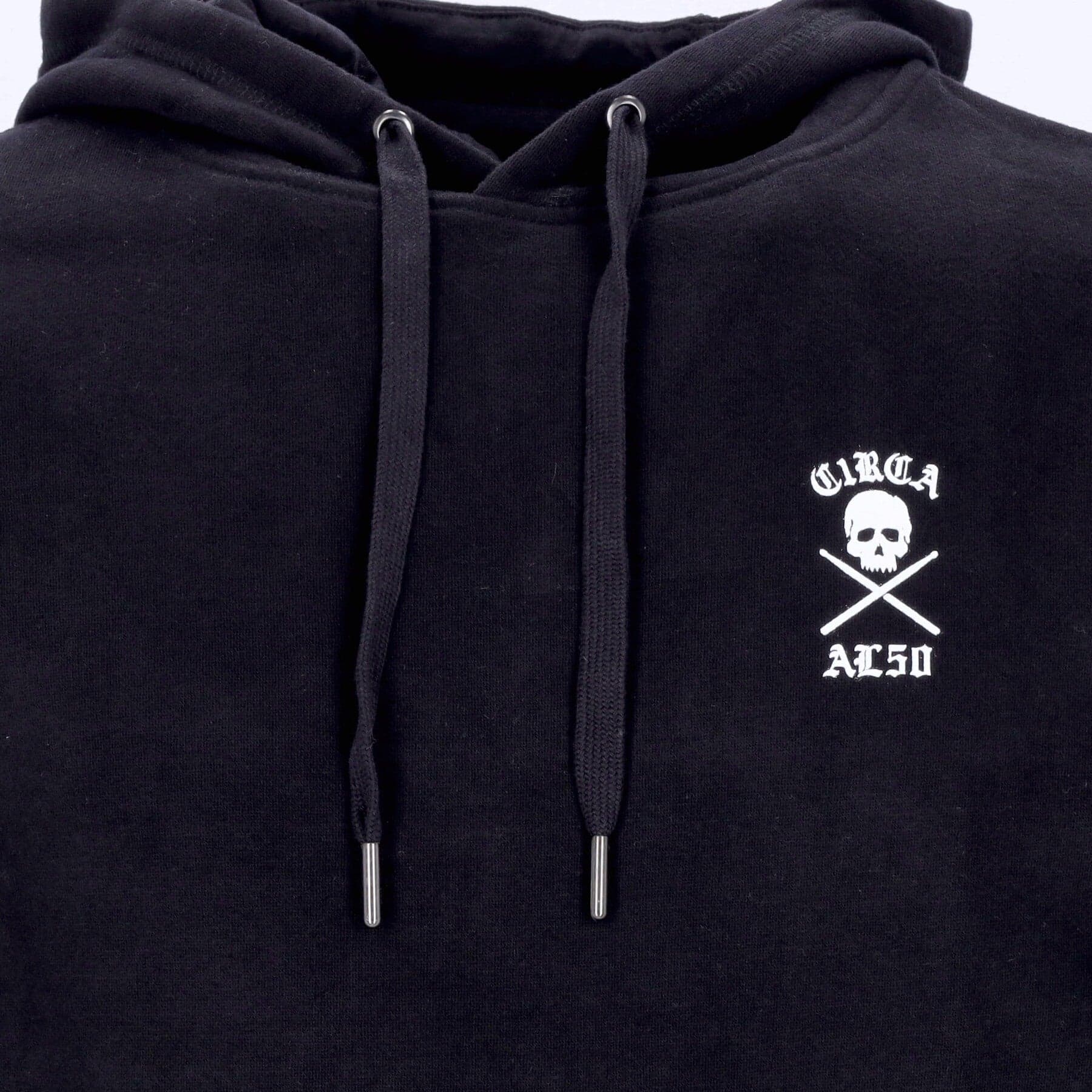 C1RCA Felpa Cappuccio Uomo Al 50 Skull Hood Black/white da uomo in Felpe con cappuccio Drestige - Casamassima, commercioVirtuoso.it