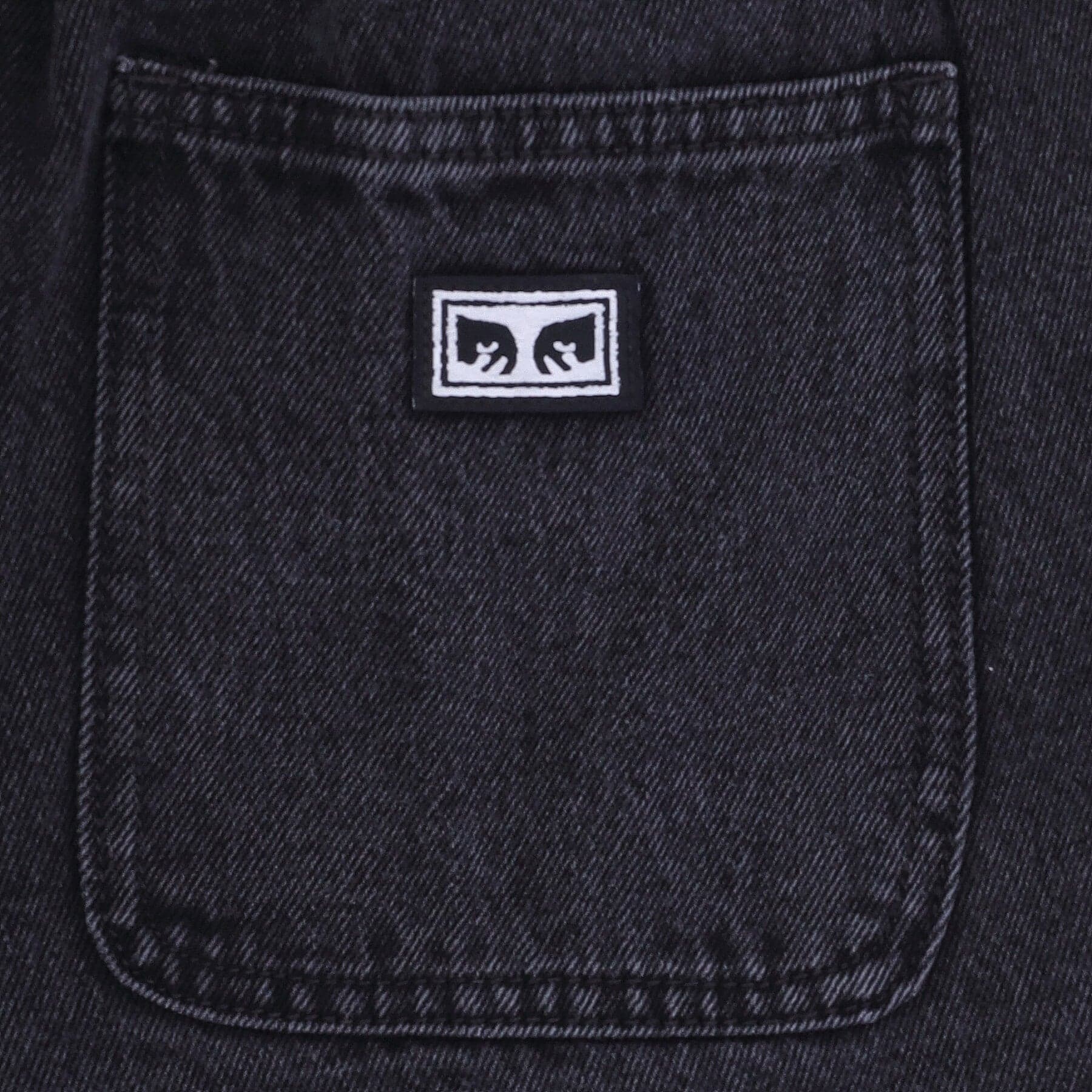 OBEY Jeans Corto Uomo Easy Denim Noise Short Dusty Black da uomo in Pantaloncini Drestige - Casamassima, commercioVirtuoso.it