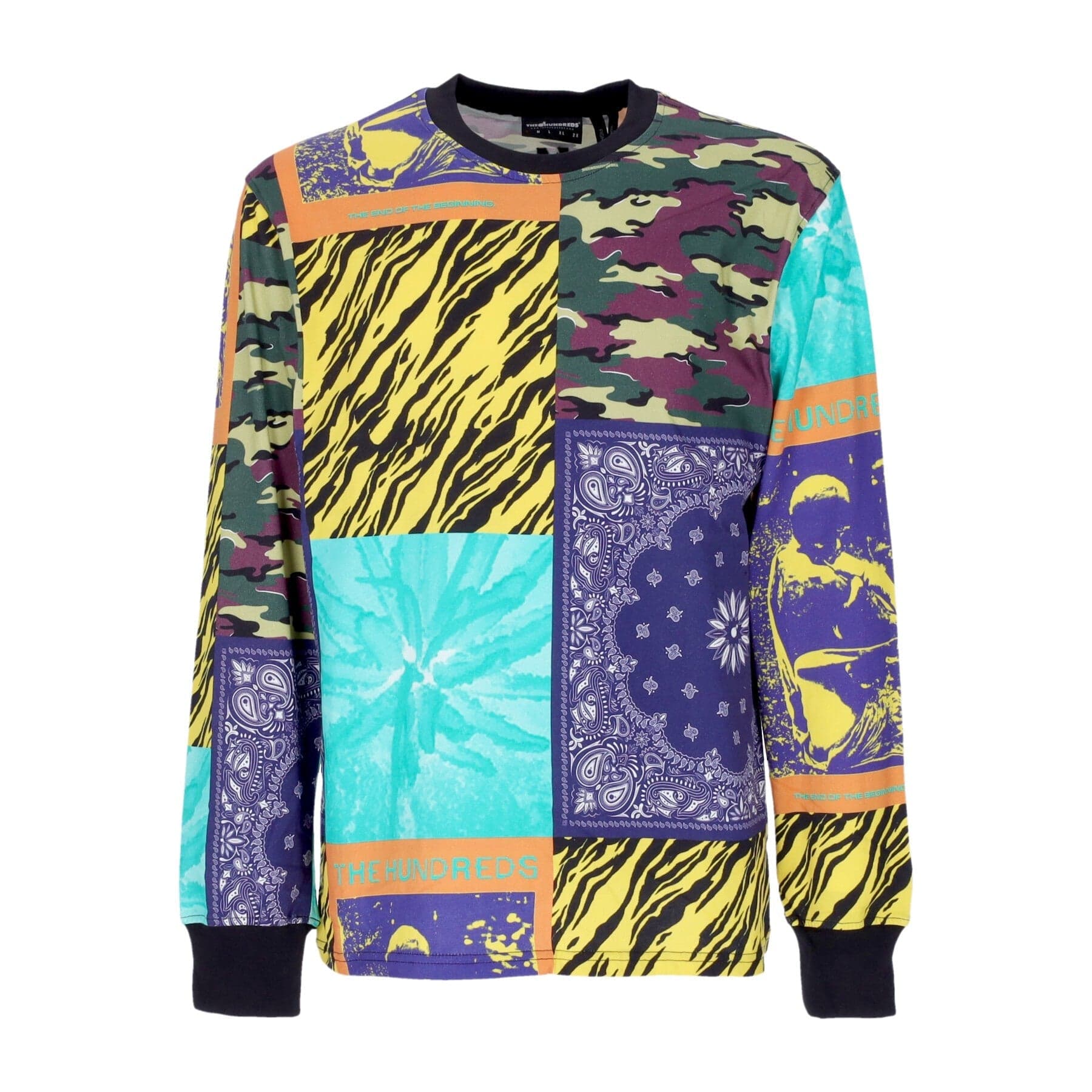 THE HUNDREDS Maglietta Manica Lunga Uomo Collage L/s Tee Multi da uomo in Autocategorizzazione Drestige - Casamassima, commercioVirtuoso.it