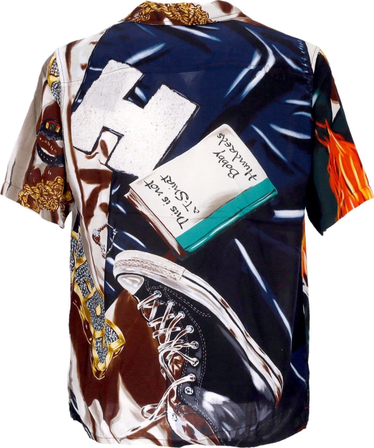 THE HUNDREDS Camicia Manica Corta Uomo Memorabilia Woven Multi da uomo in Camicie casual Drestige - Casamassima, commercioVirtuoso.it