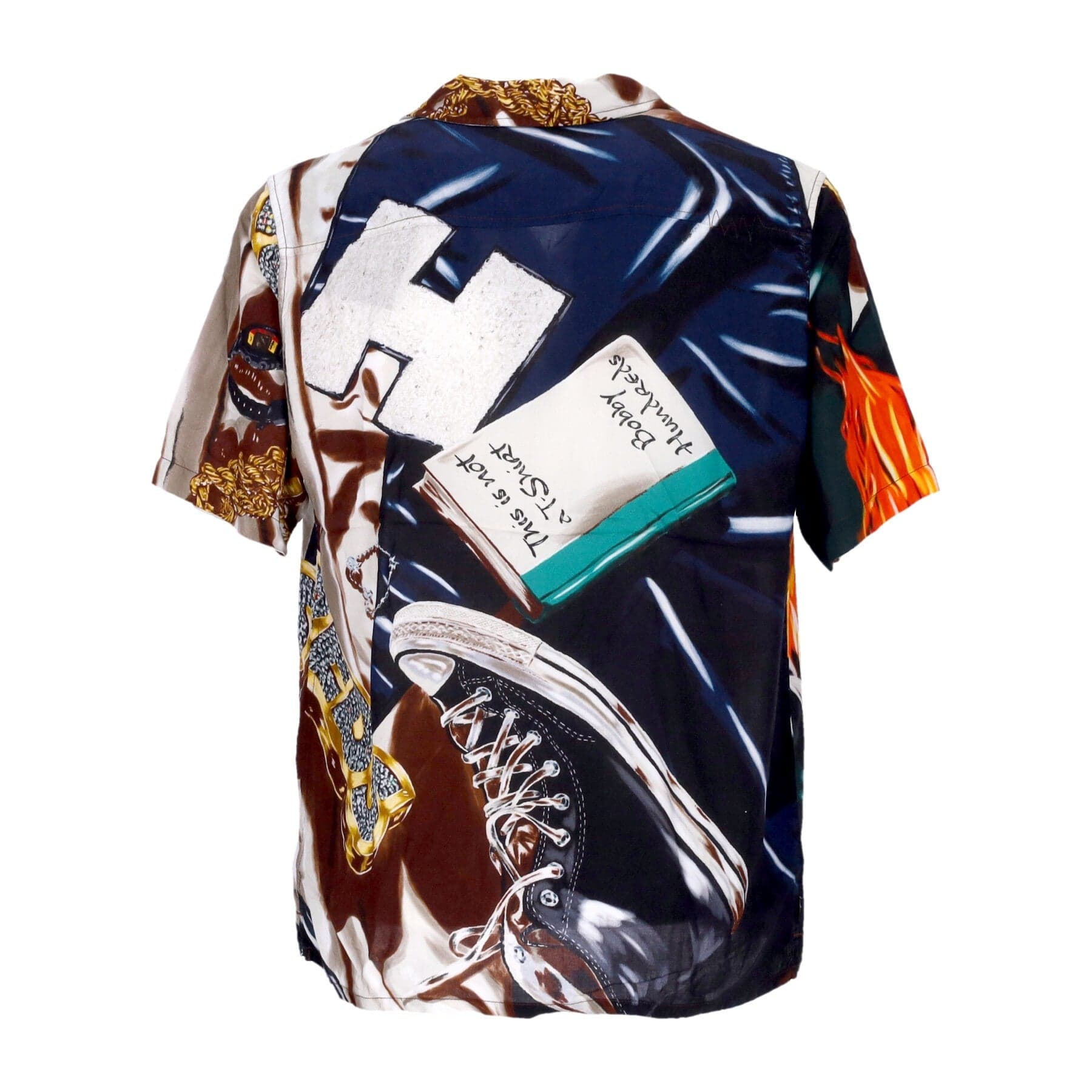 THE HUNDREDS Camicia Manica Corta Uomo Memorabilia Woven Multi da uomo in Camicie casual Drestige - Casamassima, commercioVirtuoso.it
