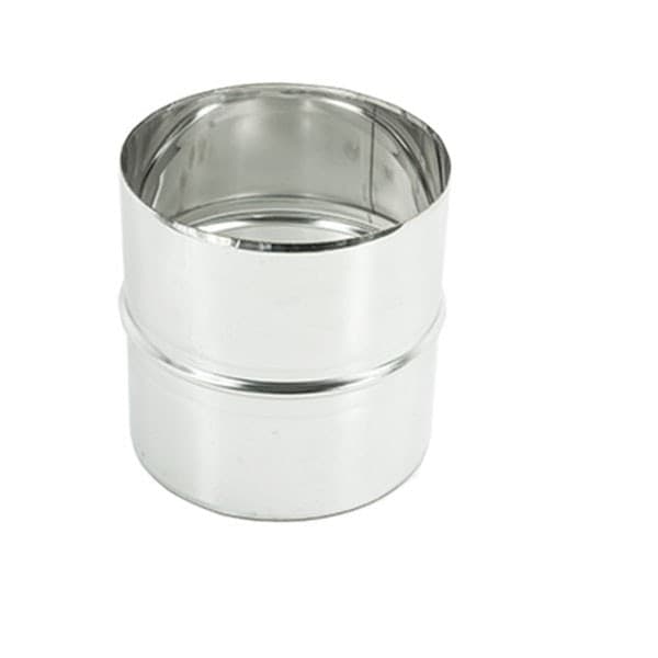 Manicotto giunzione da 300mm raccordo MM inox per unire tubo flessibile a tubo flessibile