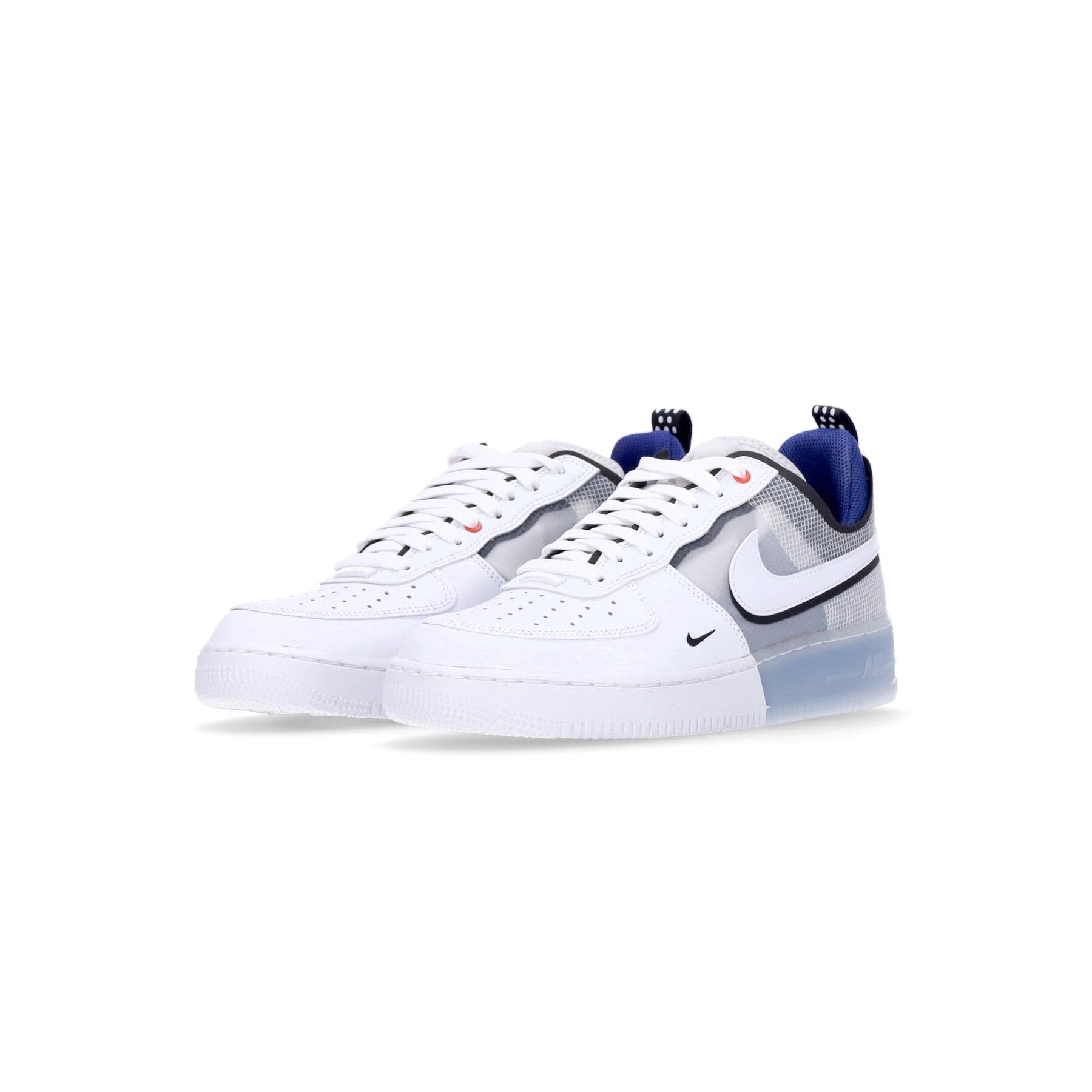 Nike Scarpa Bassa Uomo Air Force 1 React White/white/lt Photo Blue da uomo in Scarpe da Basket da donna Drestige - Casamassima, commercioVirtuoso.it