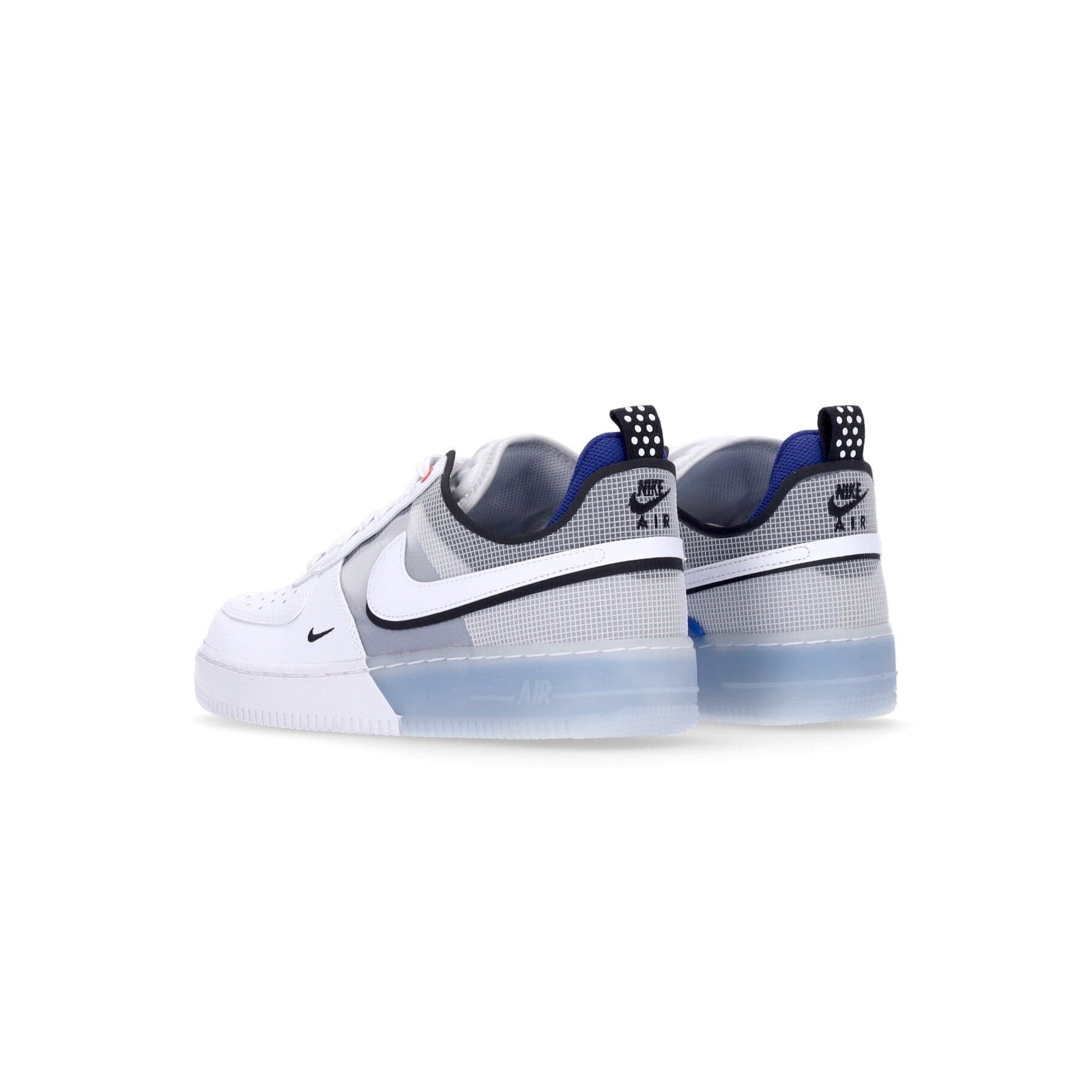 Nike Scarpa Bassa Uomo Air Force 1 React White/white/lt Photo Blue da uomo in Scarpe da Basket da donna Drestige - Casamassima, commercioVirtuoso.it