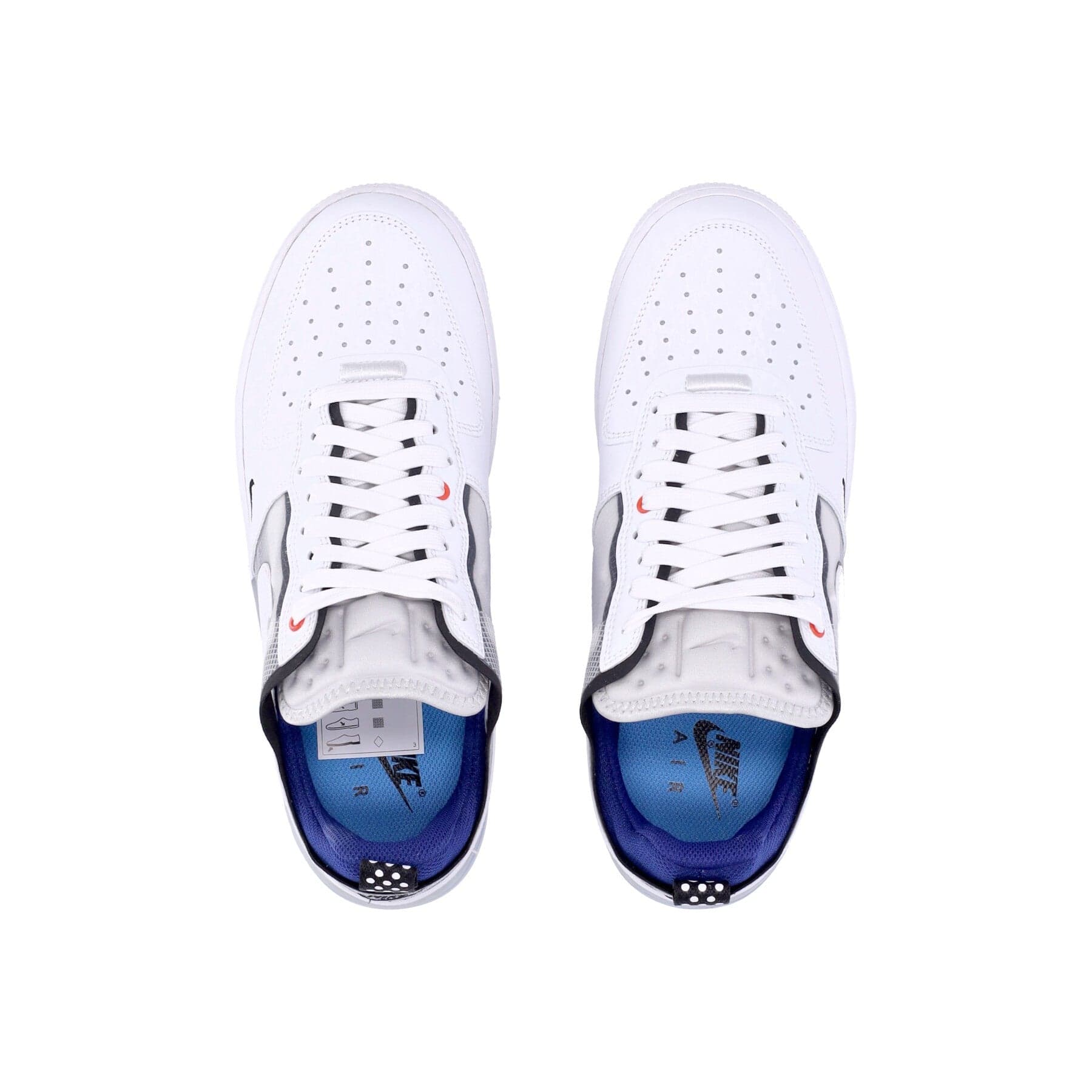 Nike Scarpa Bassa Uomo Air Force 1 React White/white/lt Photo Blue da uomo in Scarpe da Basket da donna Drestige - Casamassima, commercioVirtuoso.it