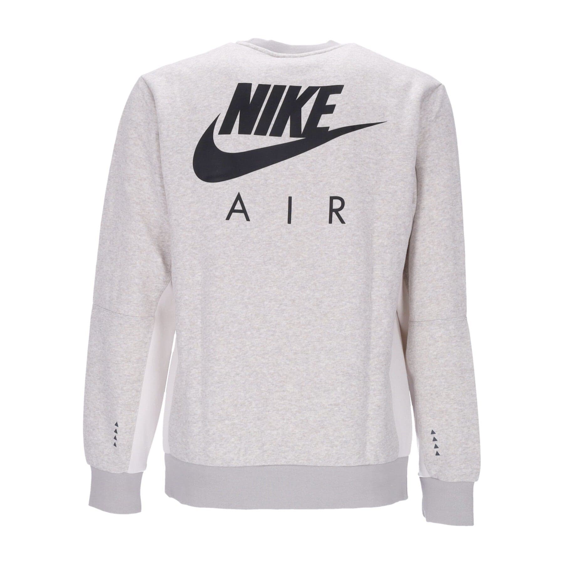 Nike Felpa Girocollo Uomo Sportswear Air Brushed-back Crew Lt Iron Ore/htr/phantom/black da uomo in Felpe senza cappuccio Drestige - Casamassima, commercioVirtuoso.it