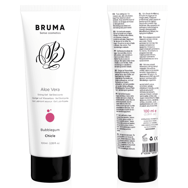 BRUMA - GEL SCORREVOLE ALOE VERA GUSTO BUBBLEGUM 100 ML in prodotto Desideria Shop - Latina, commercioVirtuoso.it