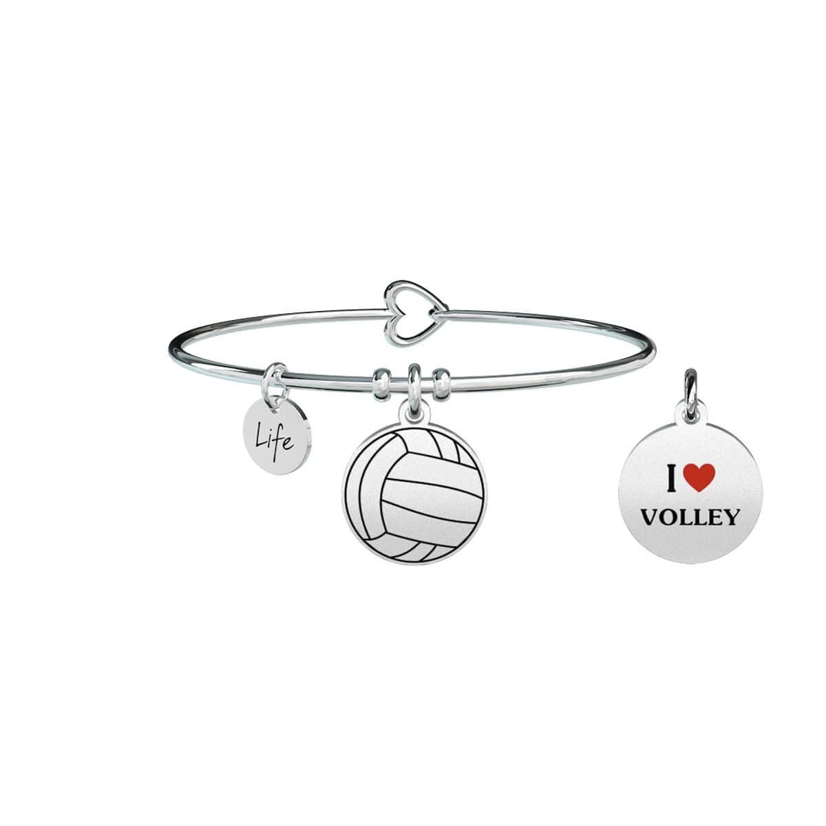 KIDULT - BRACCIALE I LOVE VOLLEY in Bracciali Alba Gioielli - Casoria, commercioVirtuoso.it