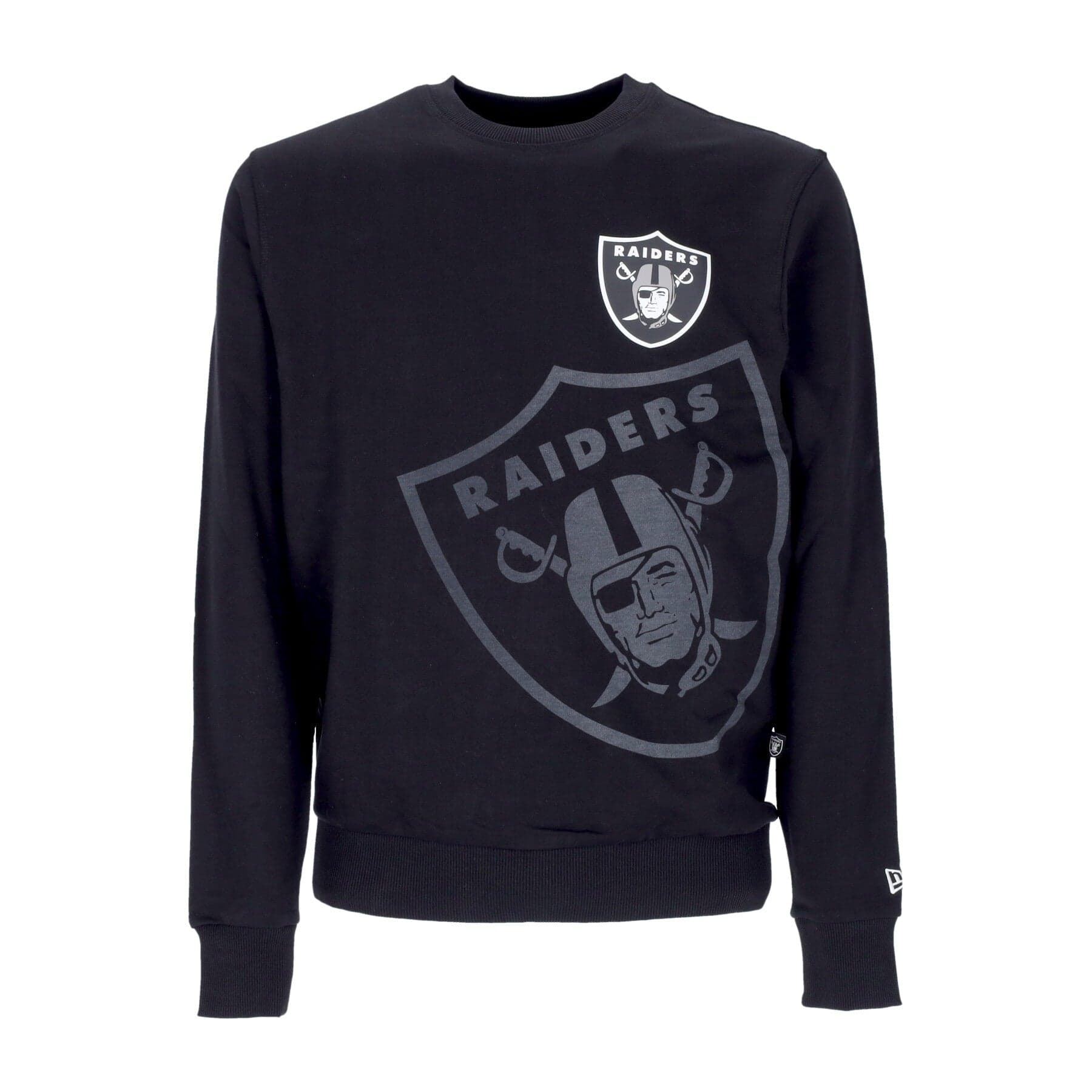 NEW ERA Felpa Leggera Girocollo Uomo Nfl Washed Pack Graphic Crewneck Lasrai Black da uomo in Felpe senza cappuccio Drestige - Casamassima, commercioVirtuoso.it