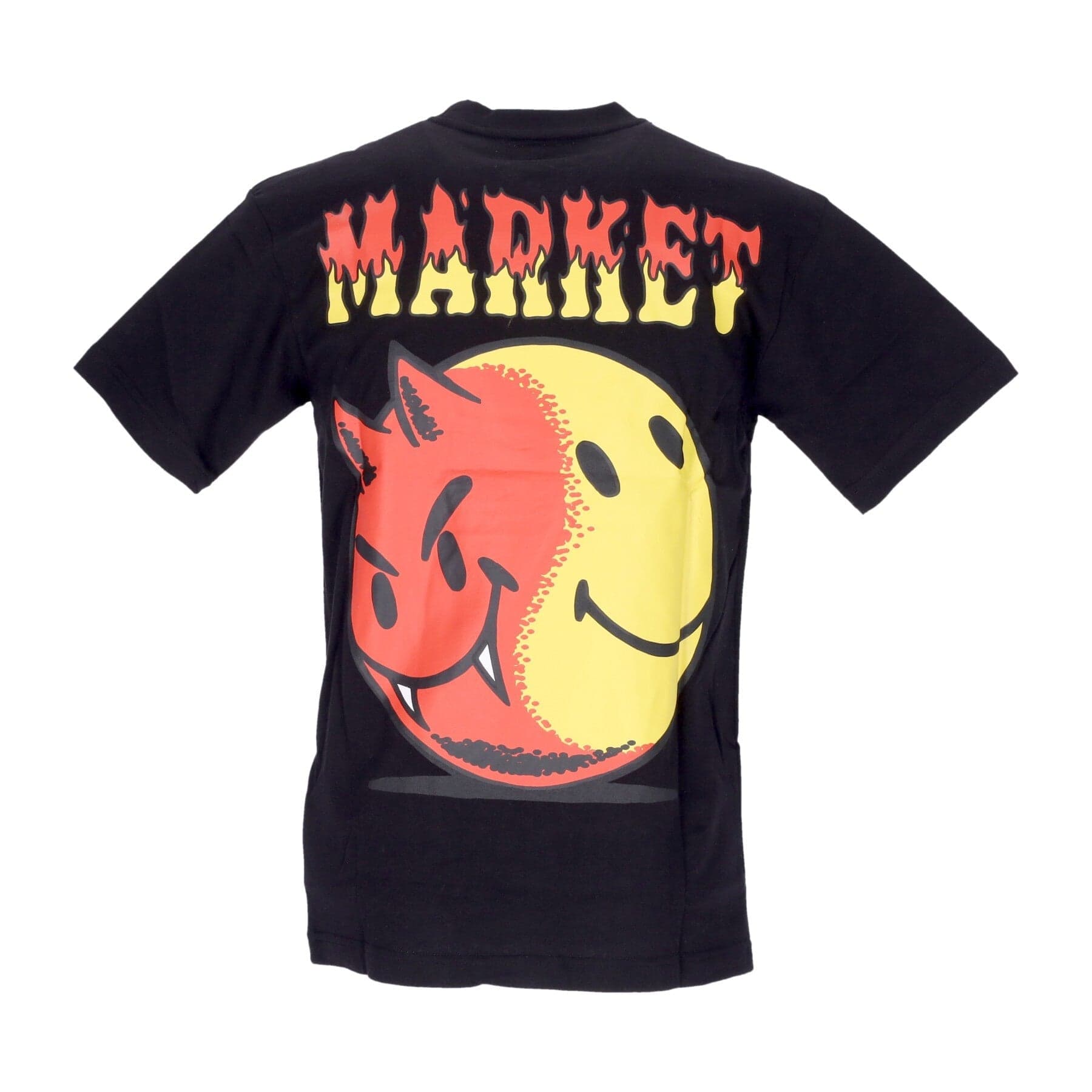 MARKET Maglietta Uomo Good and Evil Tee X Smiley Black da uomo in T-shirt Drestige - Casamassima, commercioVirtuoso.it