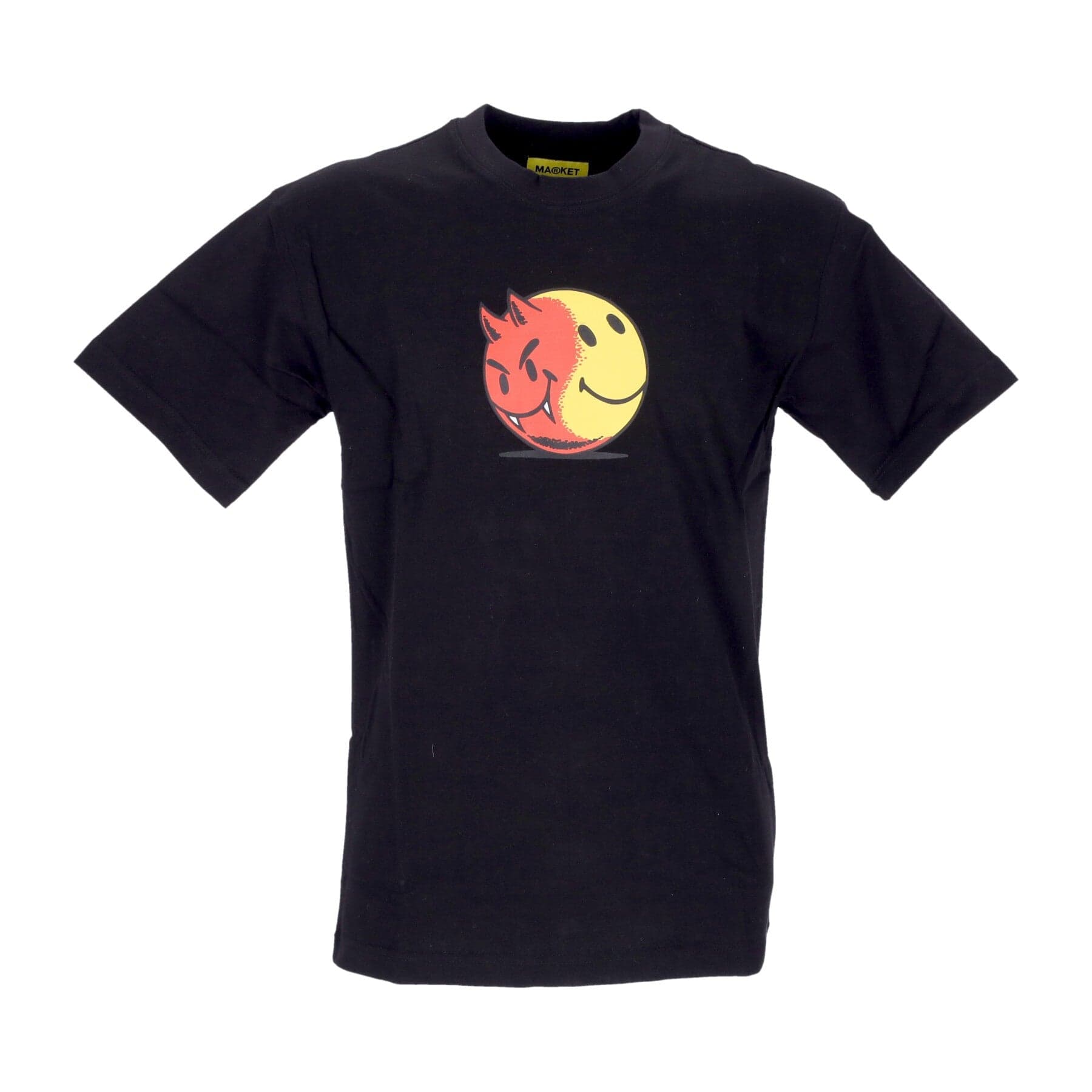 MARKET Maglietta Uomo Good and Evil Tee X Smiley Black da uomo in T-shirt Drestige - Casamassima, commercioVirtuoso.it