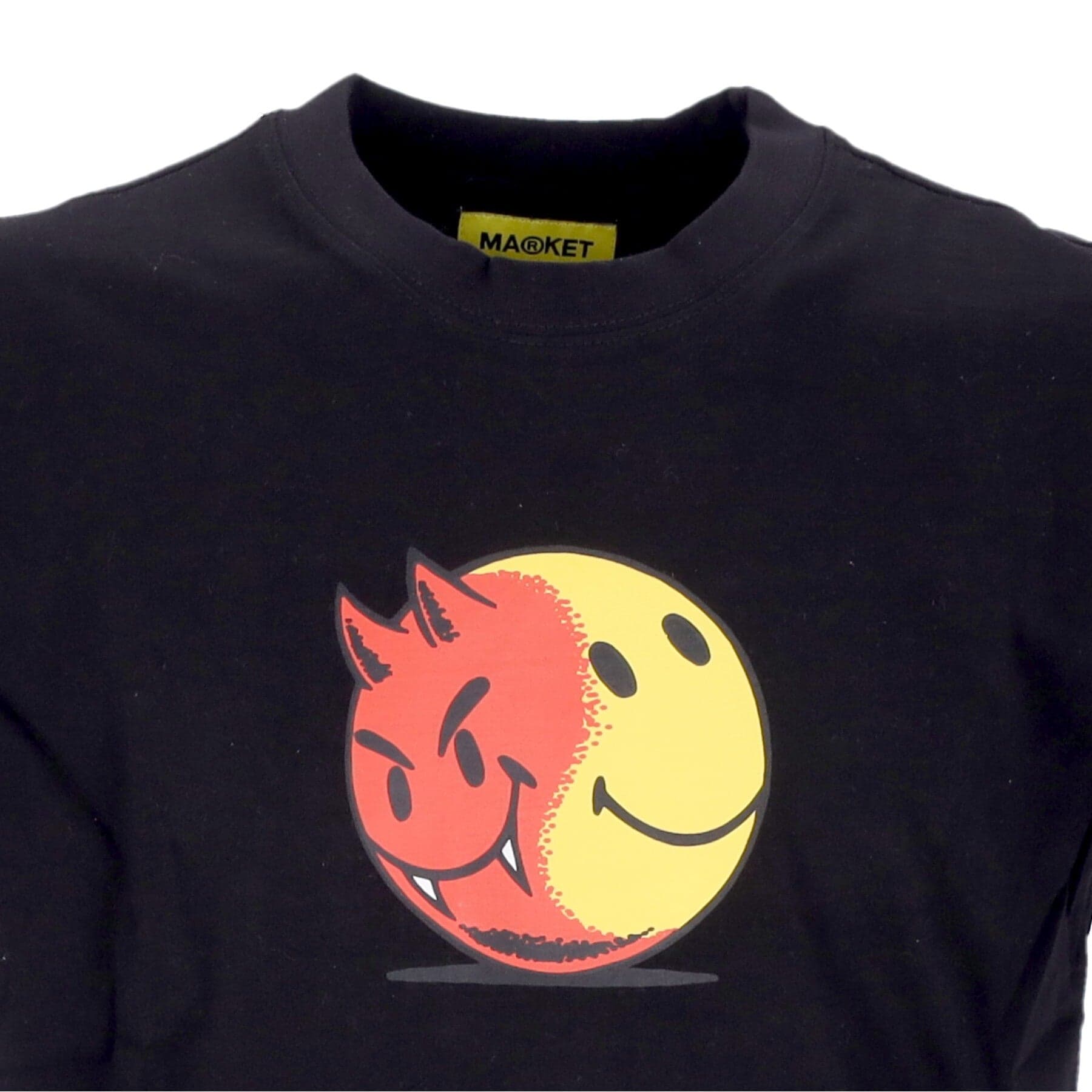 MARKET Maglietta Uomo Good and Evil Tee X Smiley Black da uomo in T-shirt Drestige - Casamassima, commercioVirtuoso.it