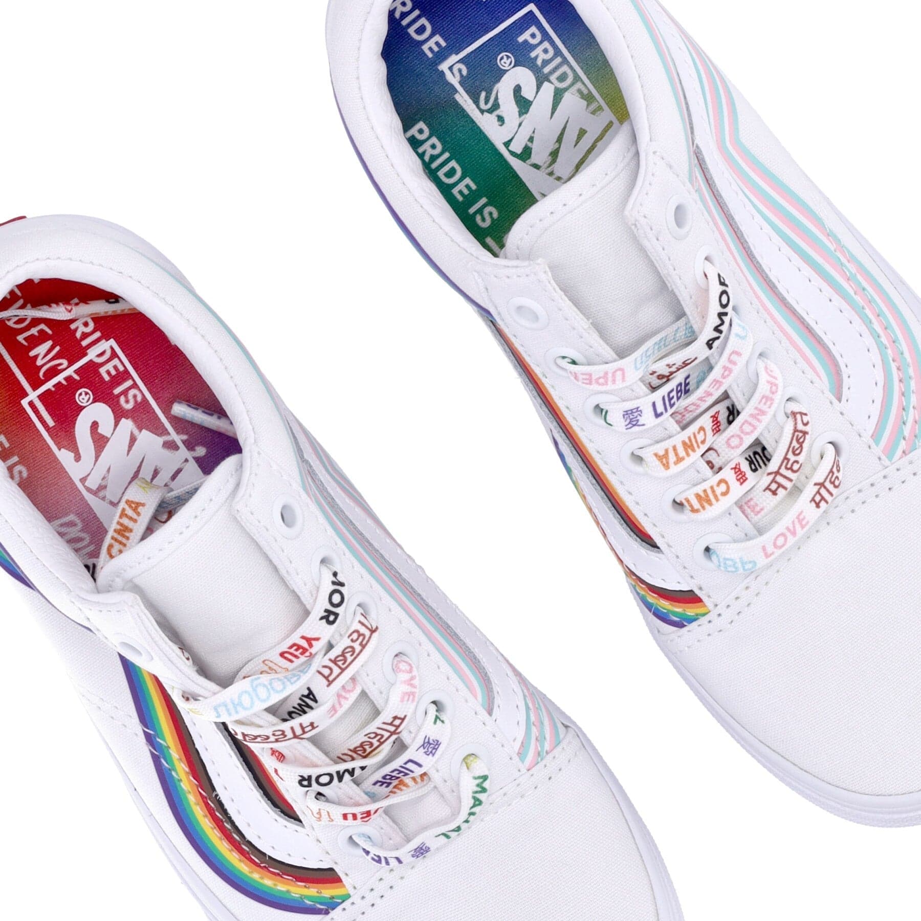 VANS Scarpa Bassa Uomo Old Skool (pride) White/true White da uomo in Sneaker casual Drestige - Casamassima, commercioVirtuoso.it