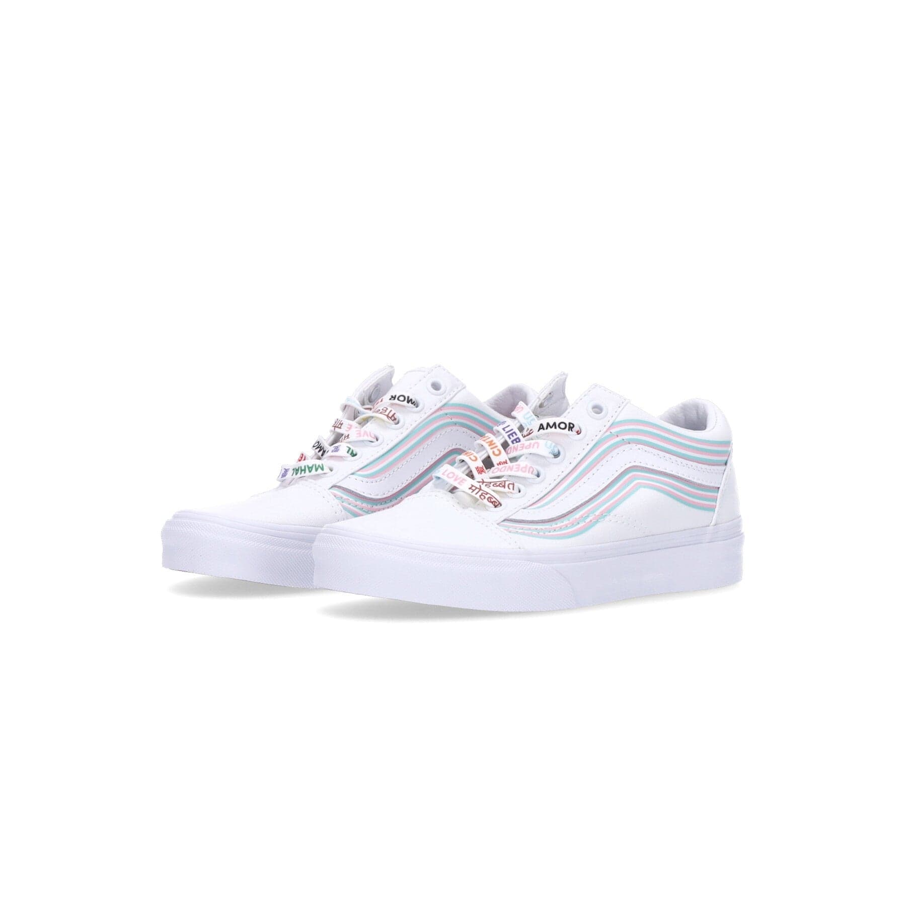 VANS Scarpa Bassa Uomo Old Skool (pride) White/true White da uomo in Sneaker casual Drestige - Casamassima, commercioVirtuoso.it